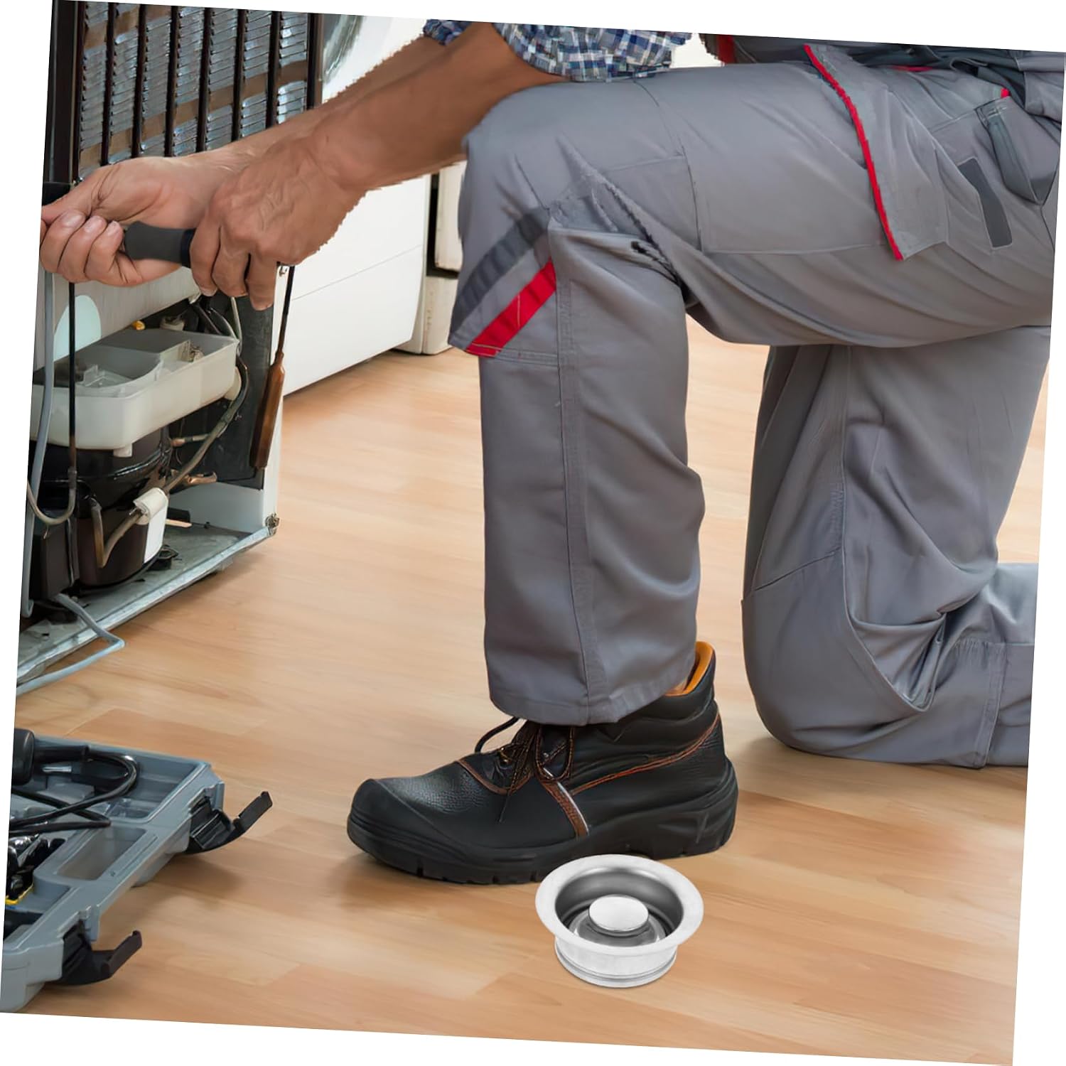 Drain Strainer Stainless Steel Sink Insert Garbage Disposal Drain Cover Versatile Accessory