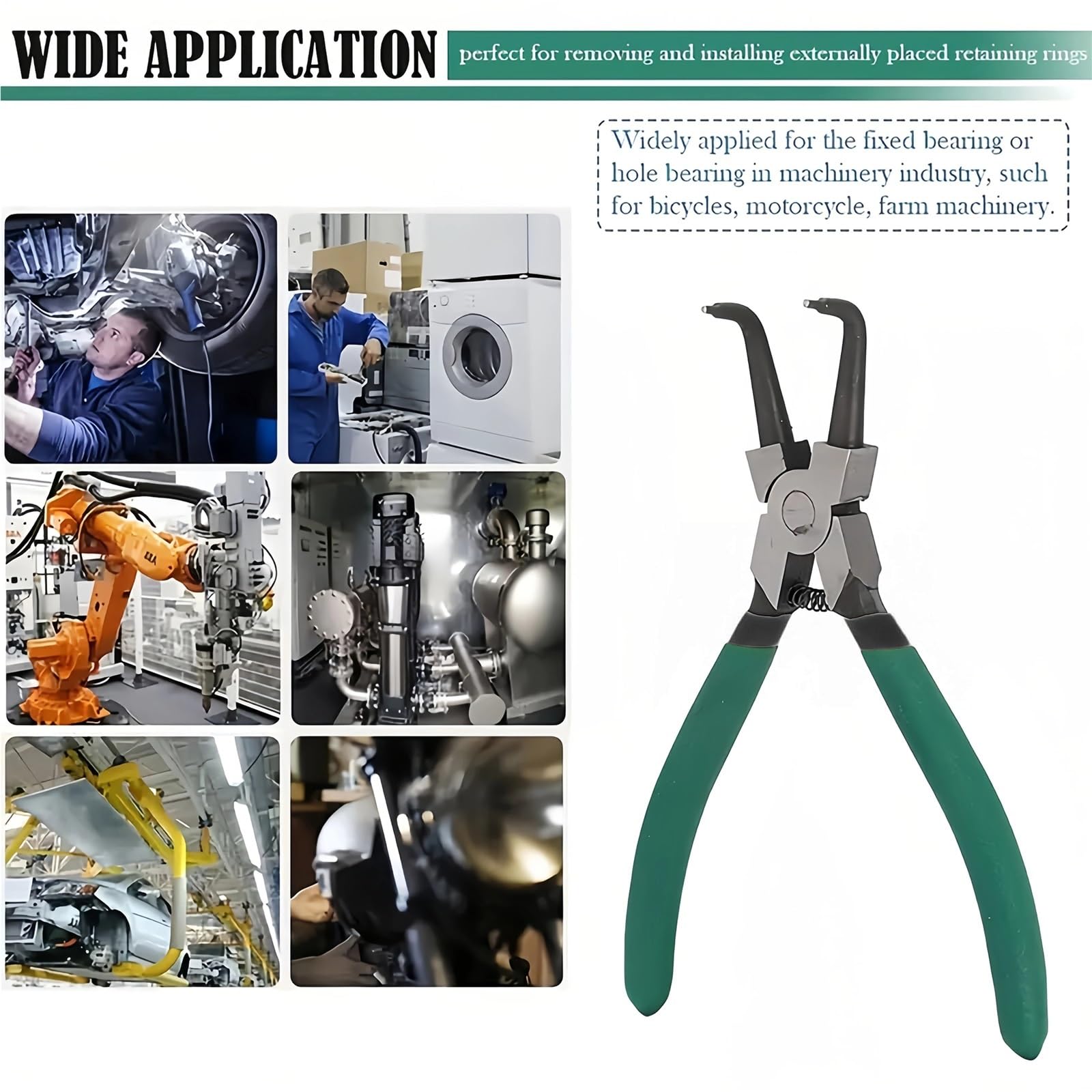 Set Di Pinze Set di 4 pinze multifunzionali for anelli sicurezza, for interni ed esterni for uso industriale e fai-da-te