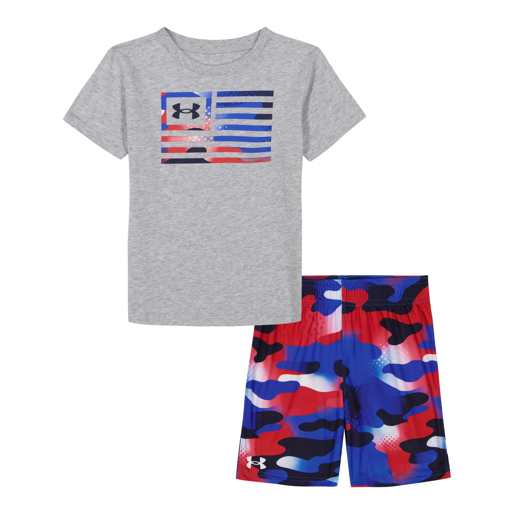 Under Armour Boys' 2-Piece Short Sleeve Tee and Shorts, Outdoor Collection