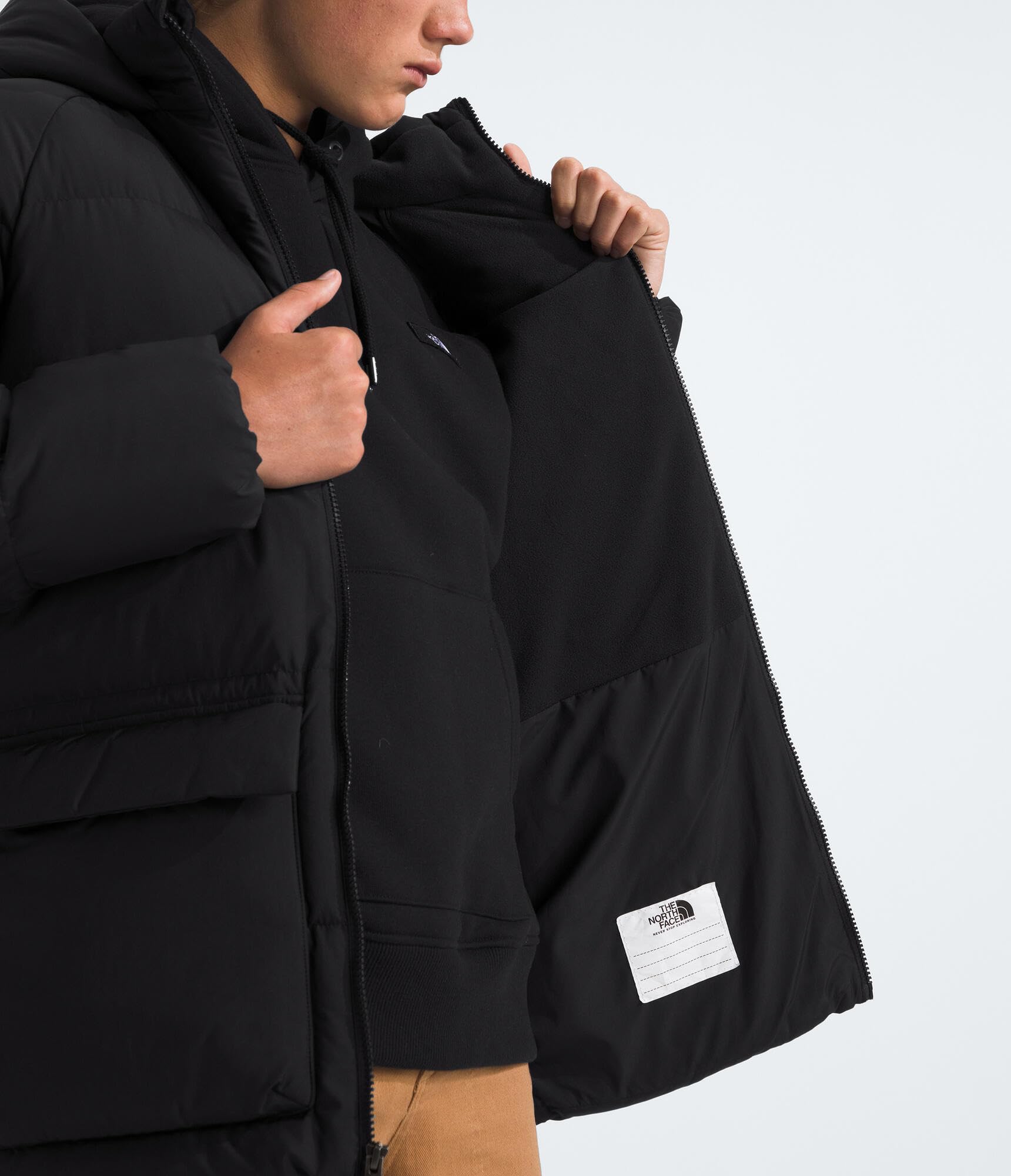 The North Face Unisex Kinder North Down Fleece Lined Short Parka (1er Pack)