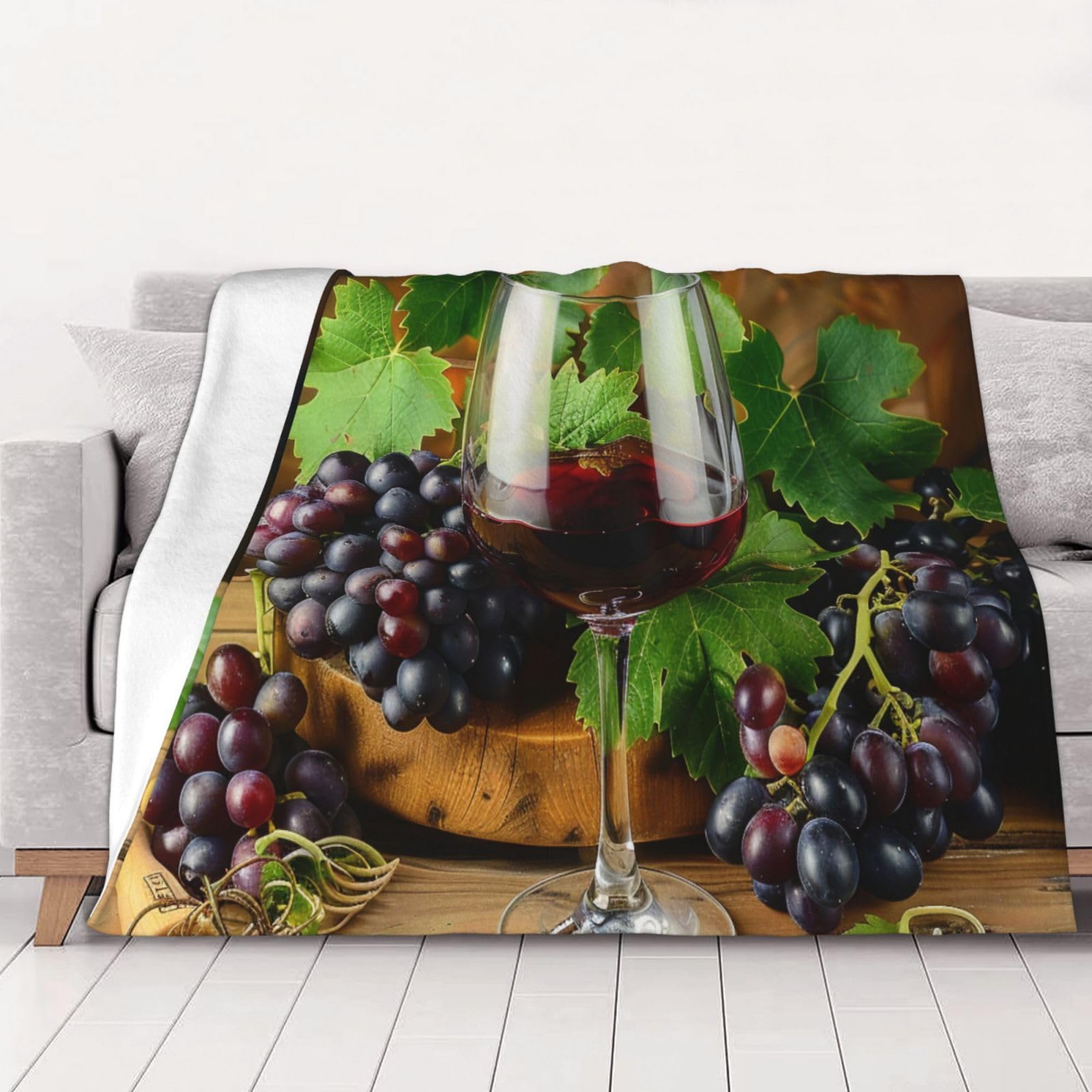 Plaid flanelle vin rouge 150x125 cm idéal pour vos soirées cocooning au salon