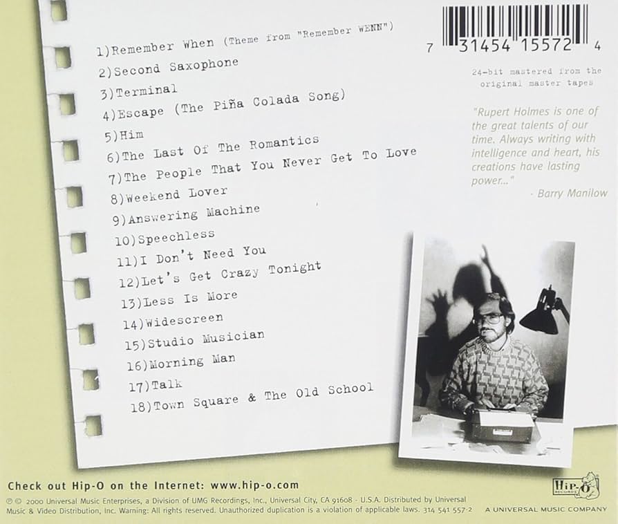 Amazon.co.jp: Greatest Hits - Holmes, Rupert: ミュージック