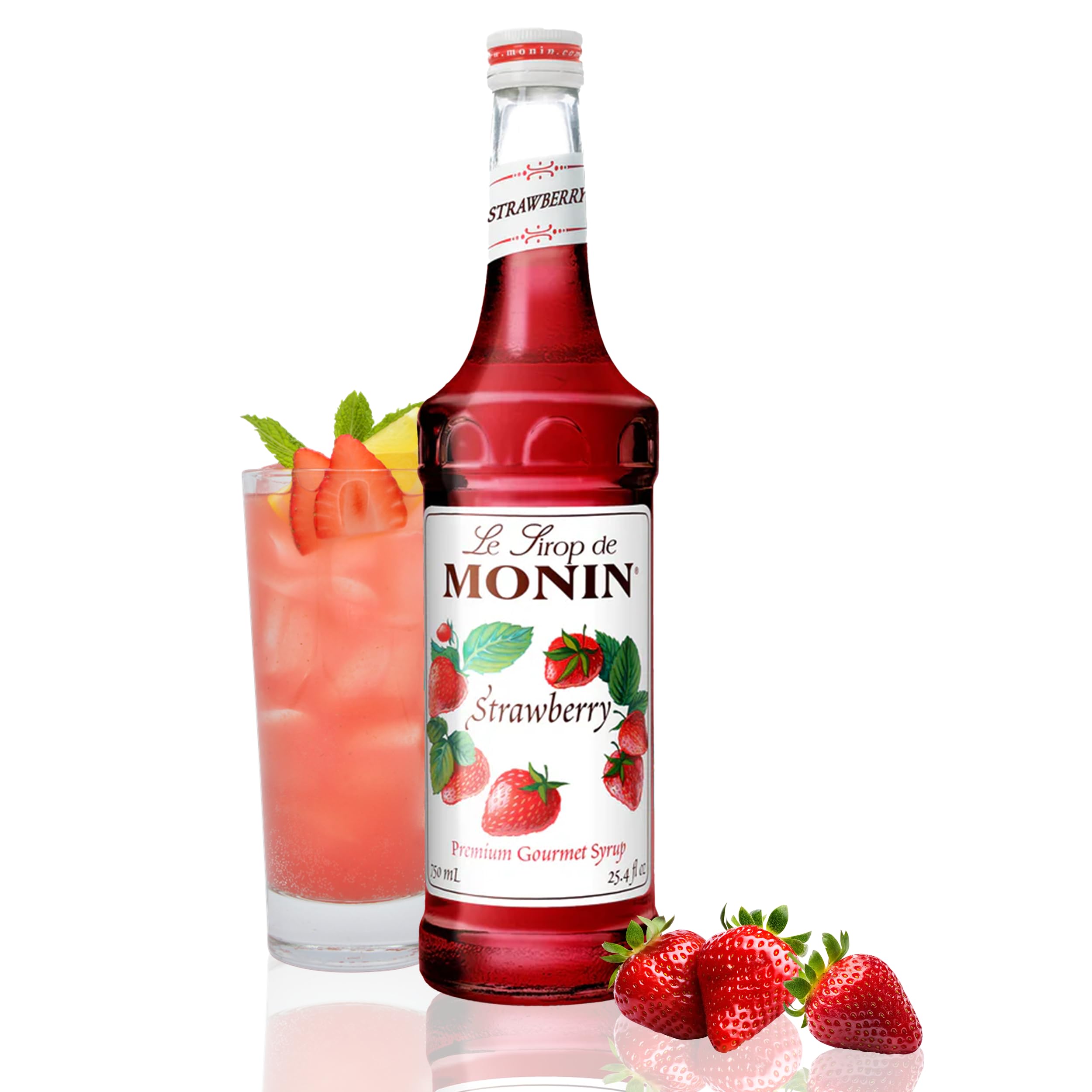 Monin Strawberry Syrup, 750 ml