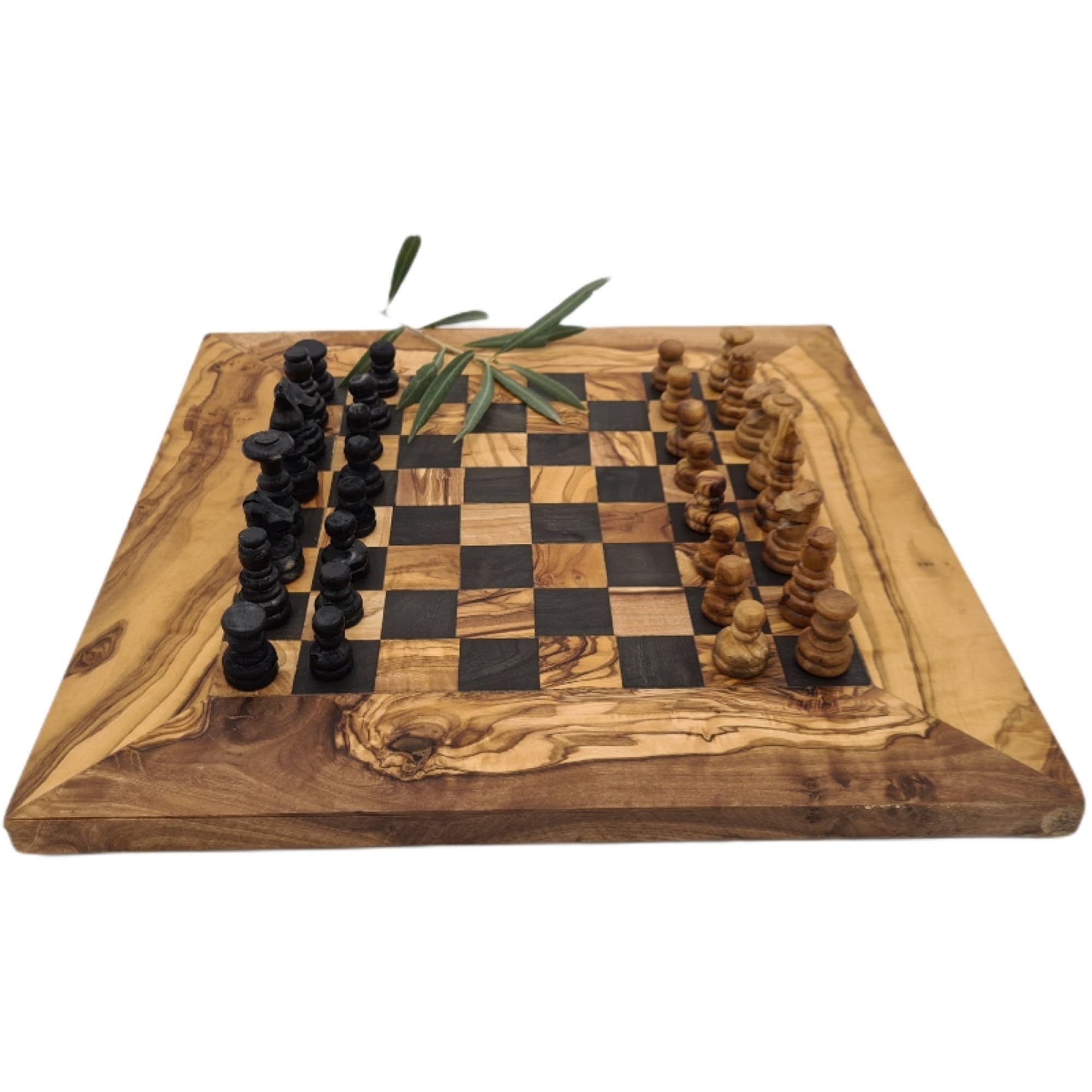Echiquier Moderne en Bois d'olivier