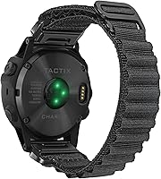 Vista 13 de Compatible con Garmin, correa deportiva de nailon tejido resistente con gancho en G para fēnix/Forerunner/Vivoactive/Approach/MARQ/quatix/D2 Series