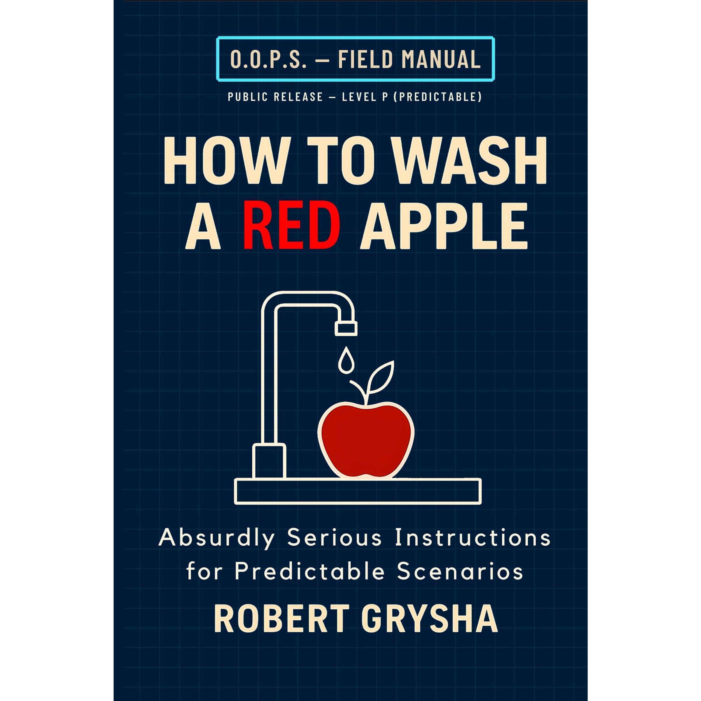 How to Wash a Red Apple