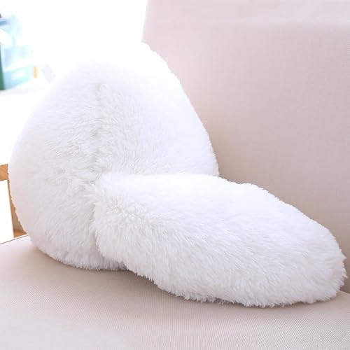 Miniatura 3 de Winsterch - Juguete de peluche en forma de gato para niños y niñas diseño de gato de peluche color blanco 12 pulgadas