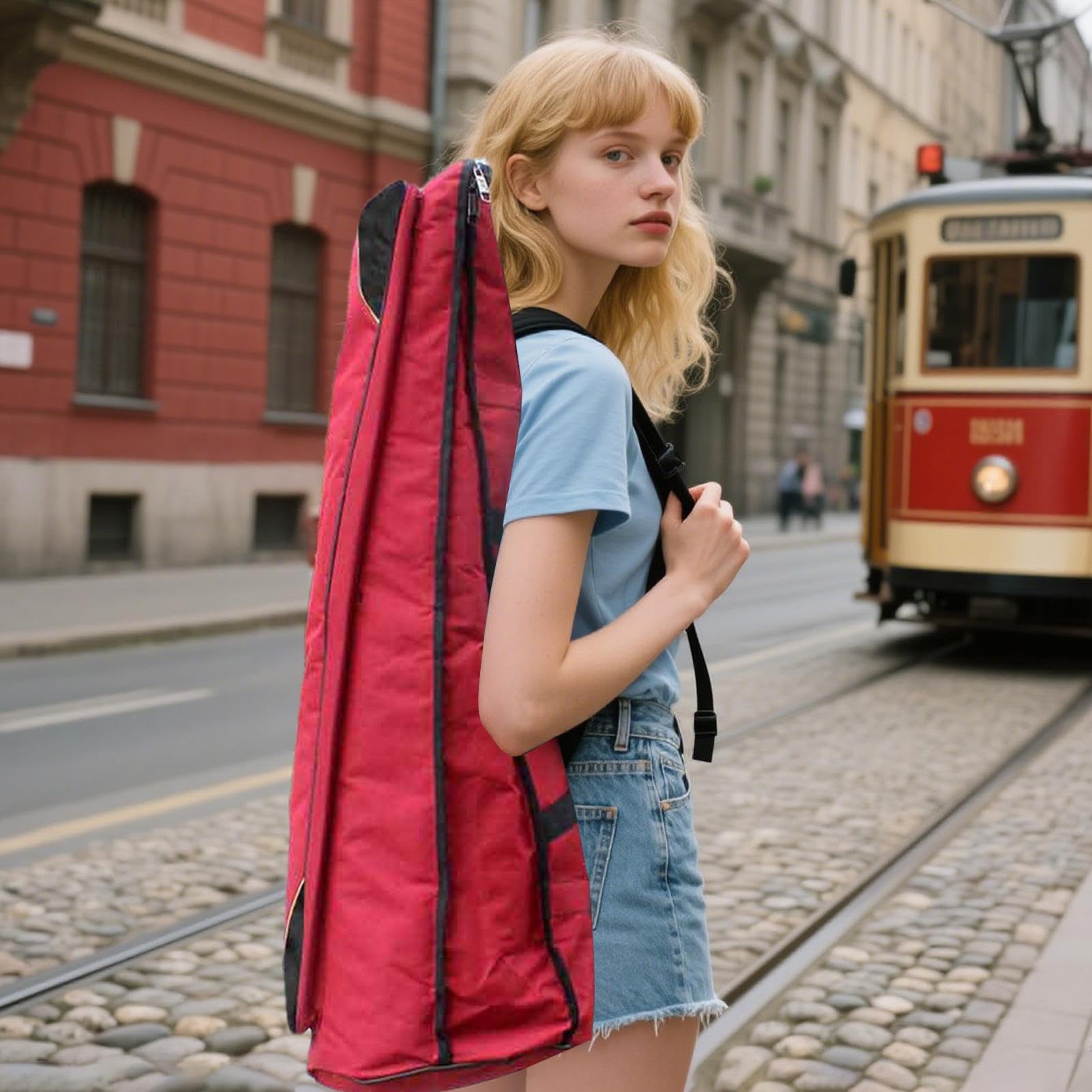 Posaune Gig Bag - Posaune Case | Padded Instrument Carrying Basg | Lightweight Soft Case with Shoulder Straps | Durable Travel Bag for Brass Posaunen | Musiker Accessory Cases For School Or Band