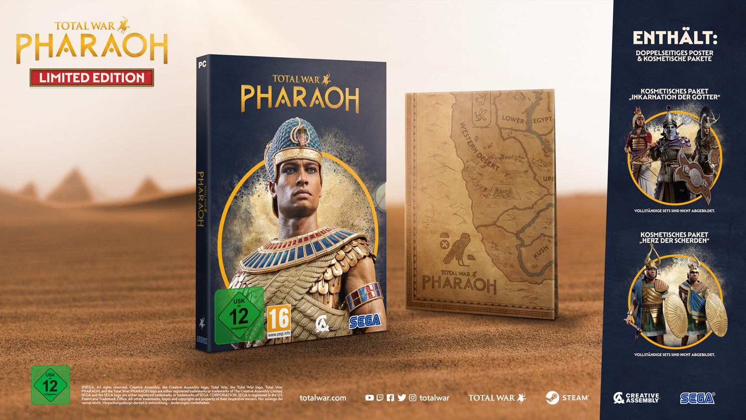 Total War: Pharaoh Limited Edition (Code in a Box) (PC) (64-Bit)