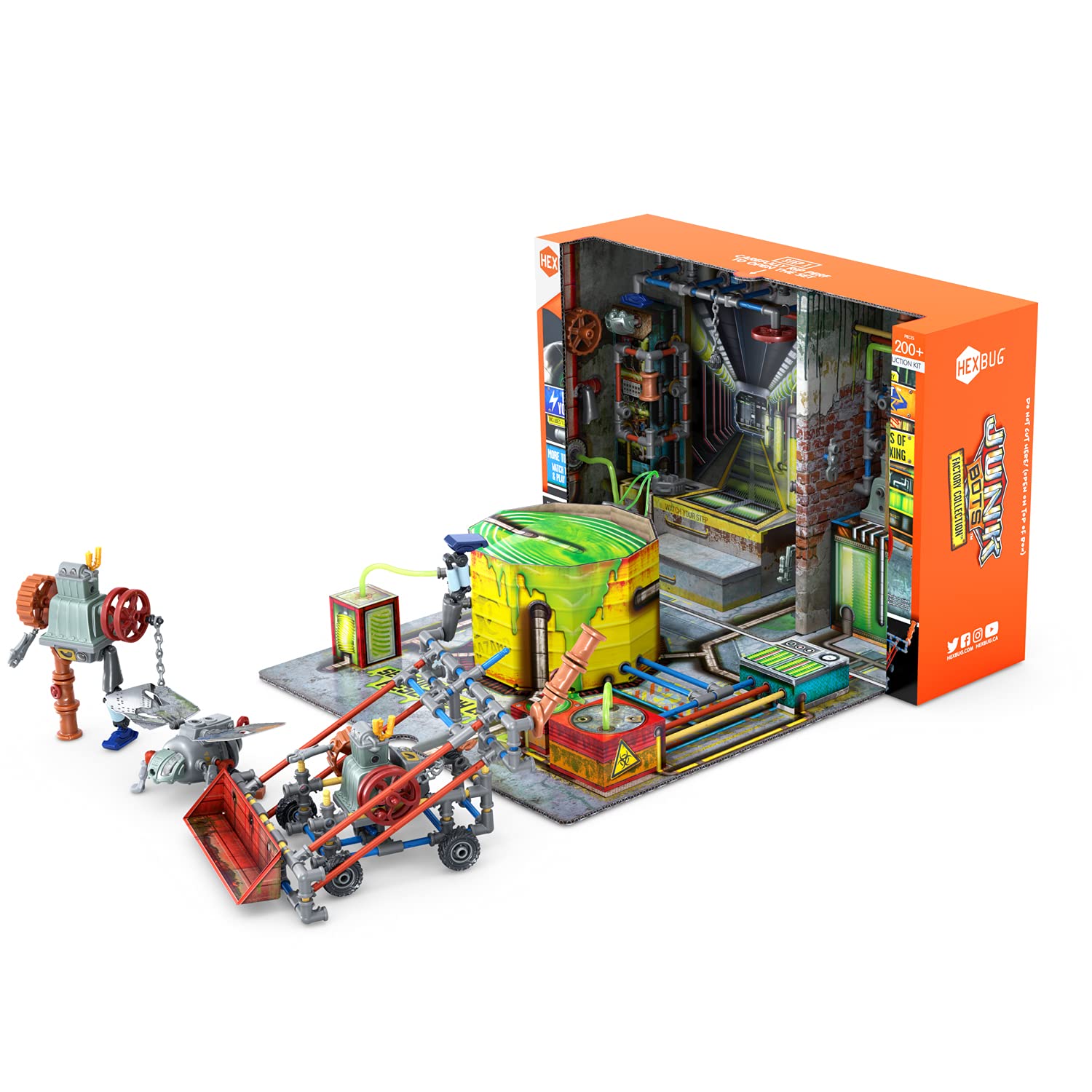 HEXBUG JUNKBOTS Small Factory Habitat Sector 44 Research Lab, Surprise