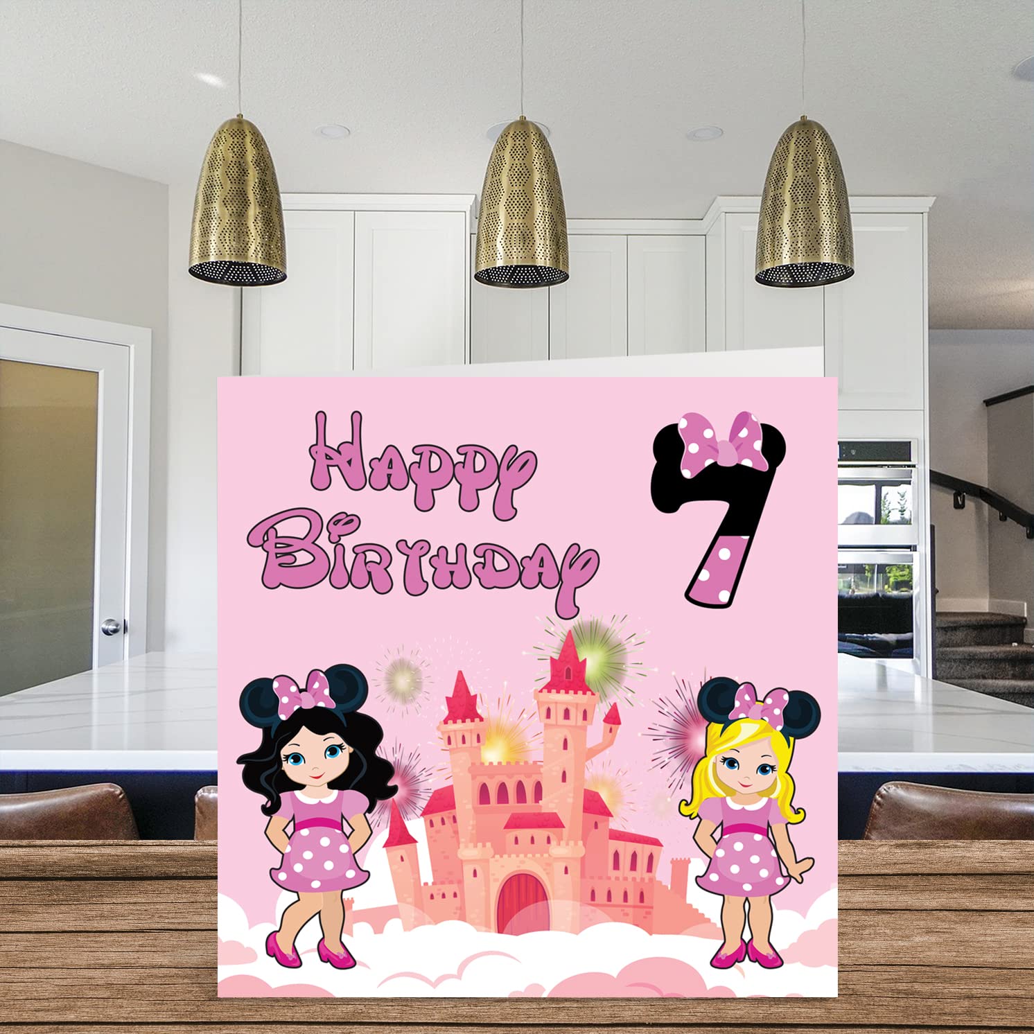 Carte D'anniversaire Pour Fille U2013 Souris Château Fantastique U2013 Carte D'anniversaire Pour Fille De 4 Ans, Cartes D'anniversaire Pour Fille