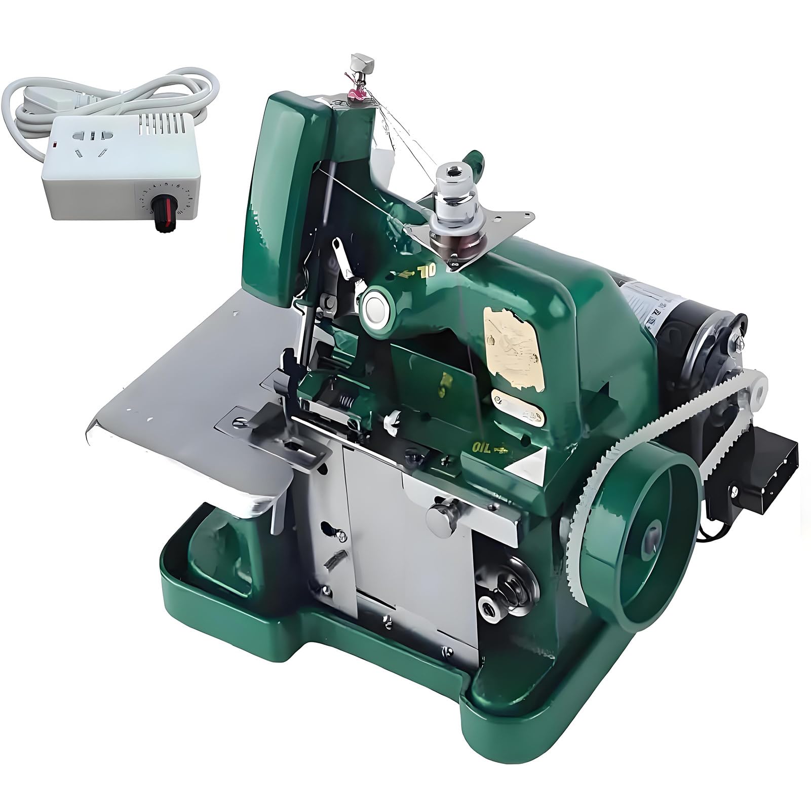 Overlocker Serger Machine 250W,Sewing Machine with Overlock Stitch Green