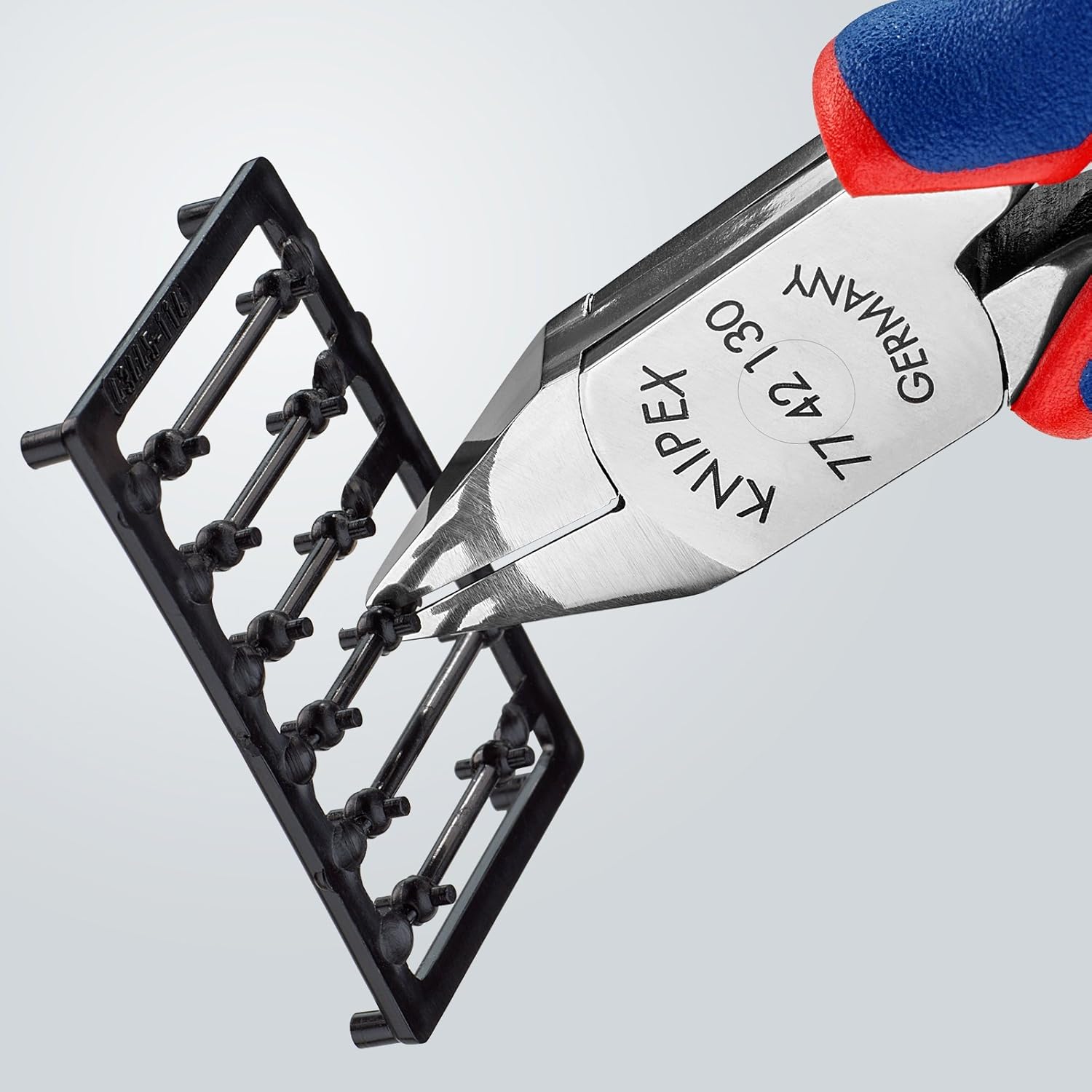 Knipex 77 42 130 Electronics Diagonal Cutters 5,12" with pointed head without bevel