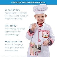 Vista 5 de Juego de Ollas y Sartenes de Acero Inoxidable de Melissa & Doug, 8 Piezas, 1, Multicolor