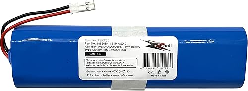 Miniatura 2 de ZZcell Batería de repuesto para ILIFE V3s Pro solamente, V5s Pro solamente, V50, V8s, X750, 18650B4-4S1P-AGX-2, SUN-INTE-202 aspiradora robótica