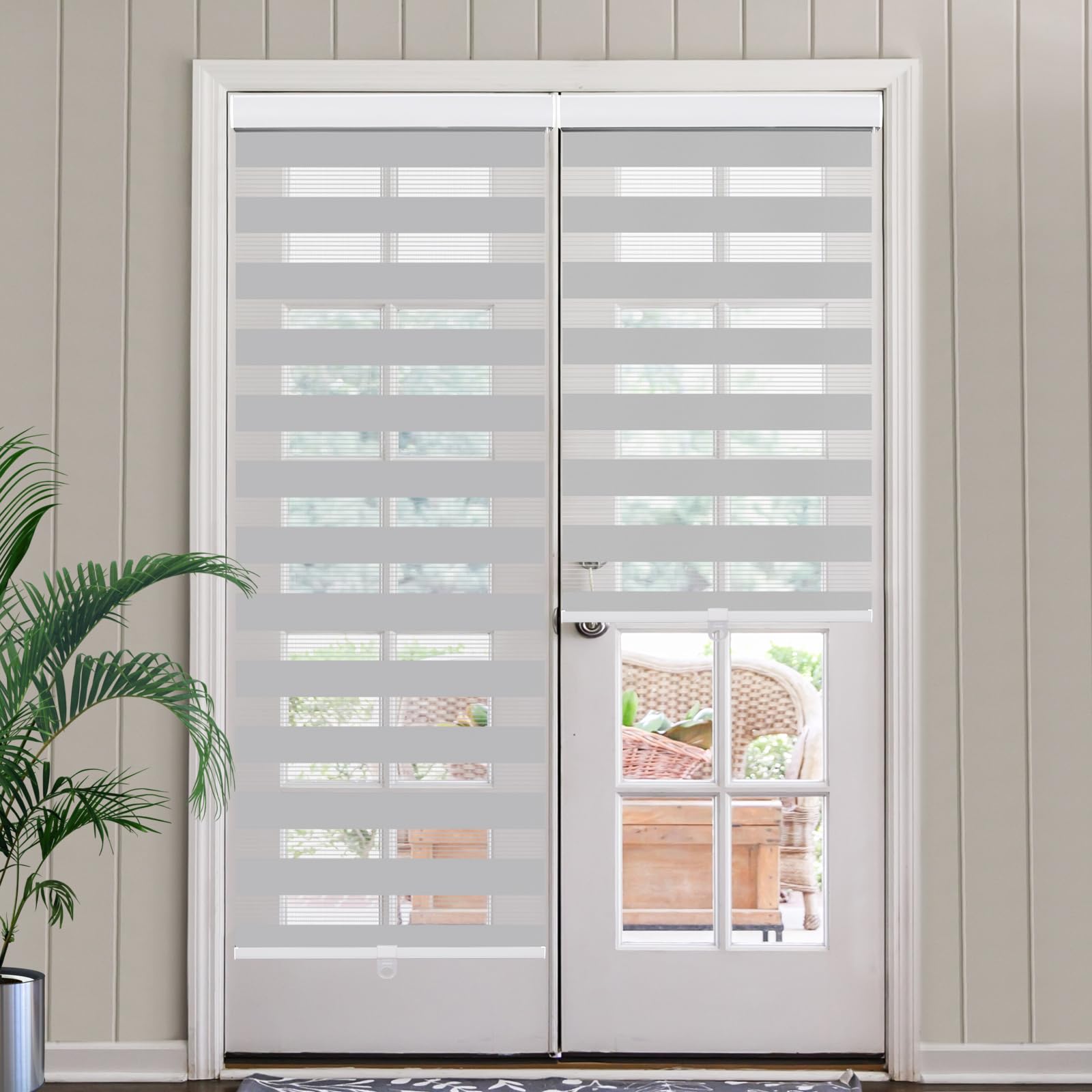 Amazon.com: SEEYE Cordless Zebra Blinds for Window & French