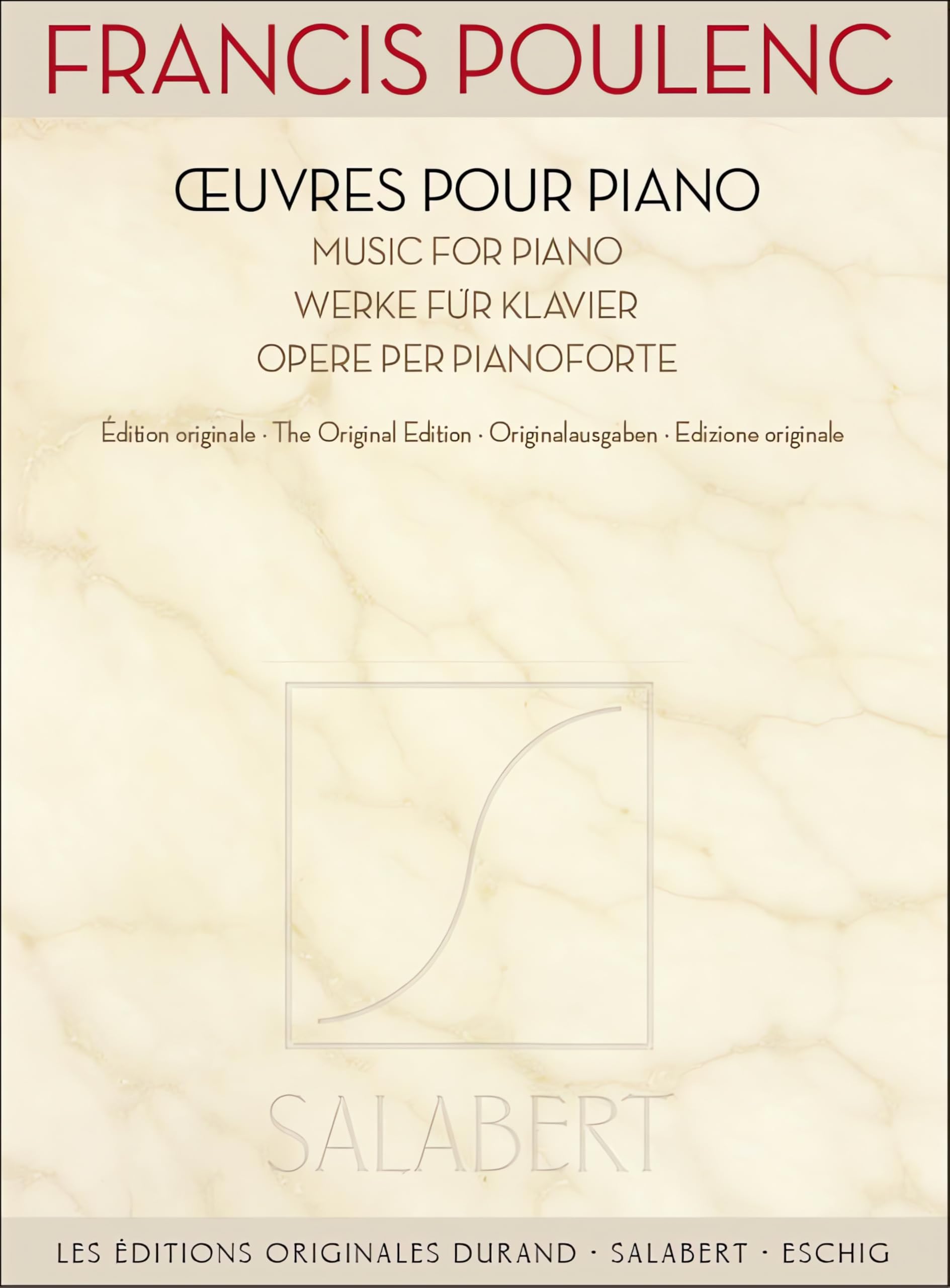 Ouvres pour piano.