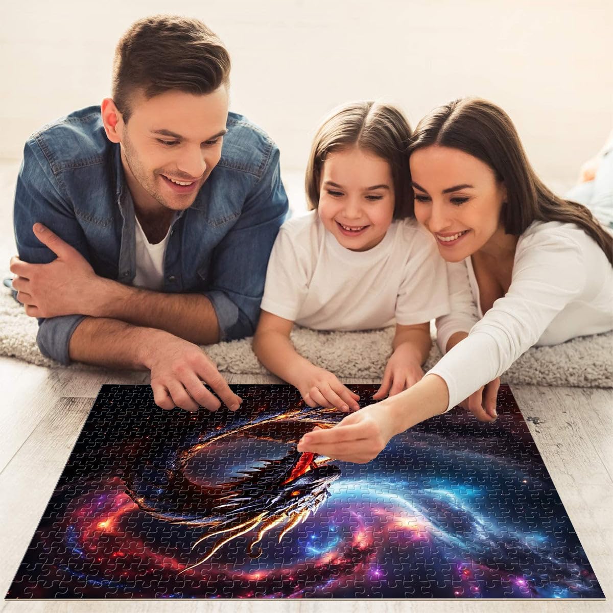 Rompecabezas de 2000 Piezas para Adolescentes Dragon Ball Zenlong Juguetes para aliviar el estrés Regalo de Obra de Arte 70x100cm