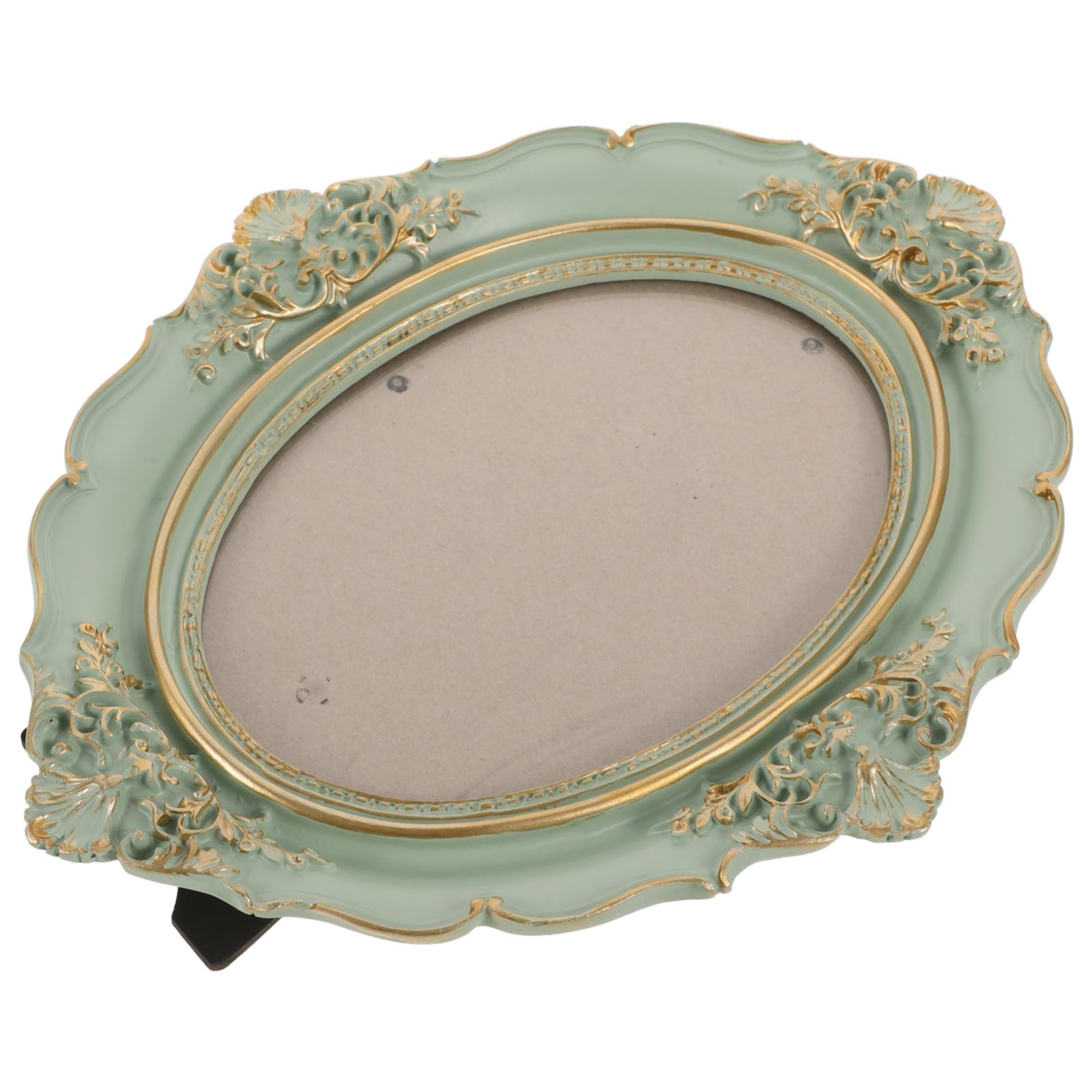 Cadre photo vintage en résine verte style européen Holibanna pour décoration murale de maison