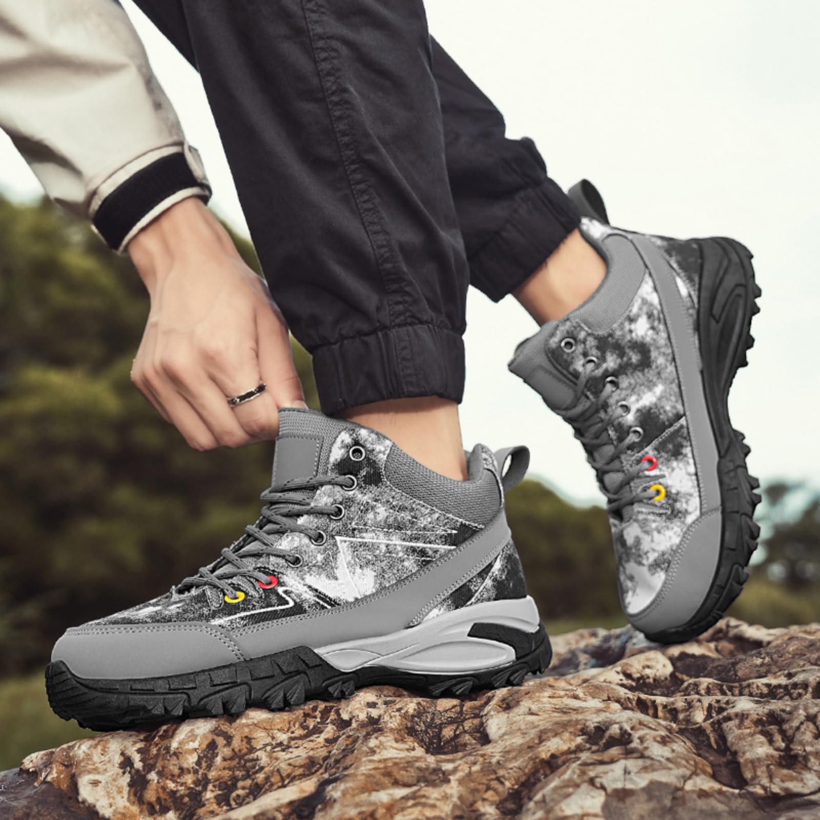 Zapatilla Senderismo Hombre Botas Trekking Aire Libre Impermeables