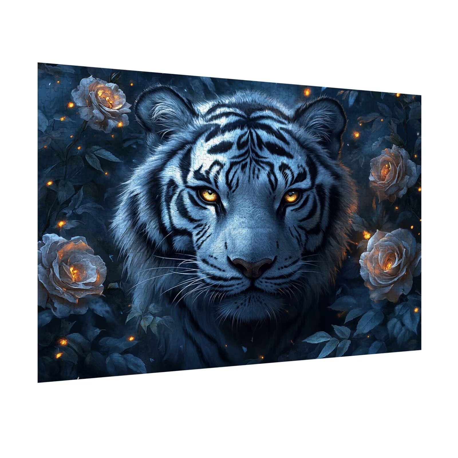 Puzzle 1500 sztuk zwierząt Trudne drewniane puzzle, n-402 | Niemożliwe wyzwanie, inteligentna gra zręcznościowa, gry logiczne dla całej rodziny, pomysł na prezent, kwiat
