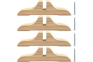 CALIDAKA 4pcs Folding Room Divider Stand