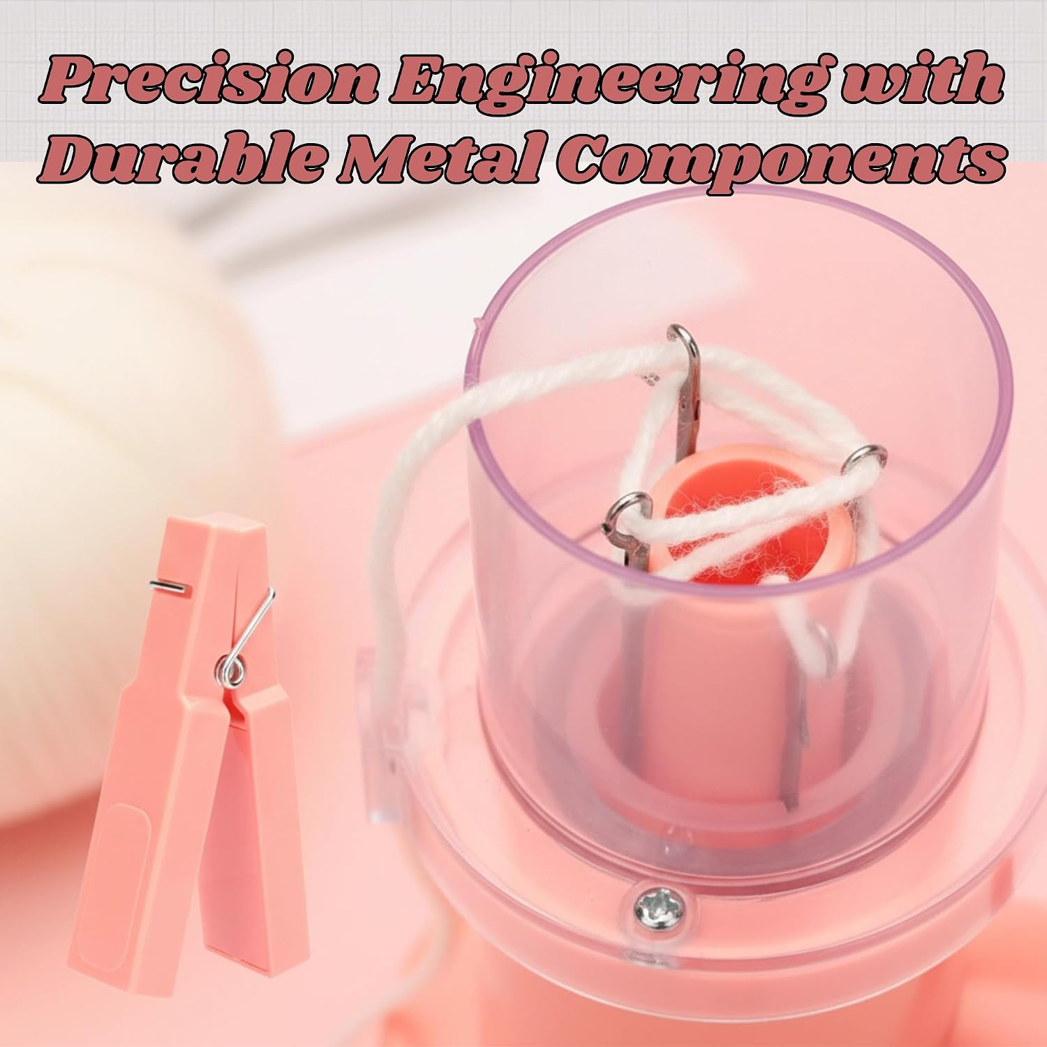 Niubelety Upgraded Knitting Machine, Ceiling-Style Rope Knitter with Double Guide Grooves - Efficient Braiding Mill for Yarn and String DIY Projects(KM-01)