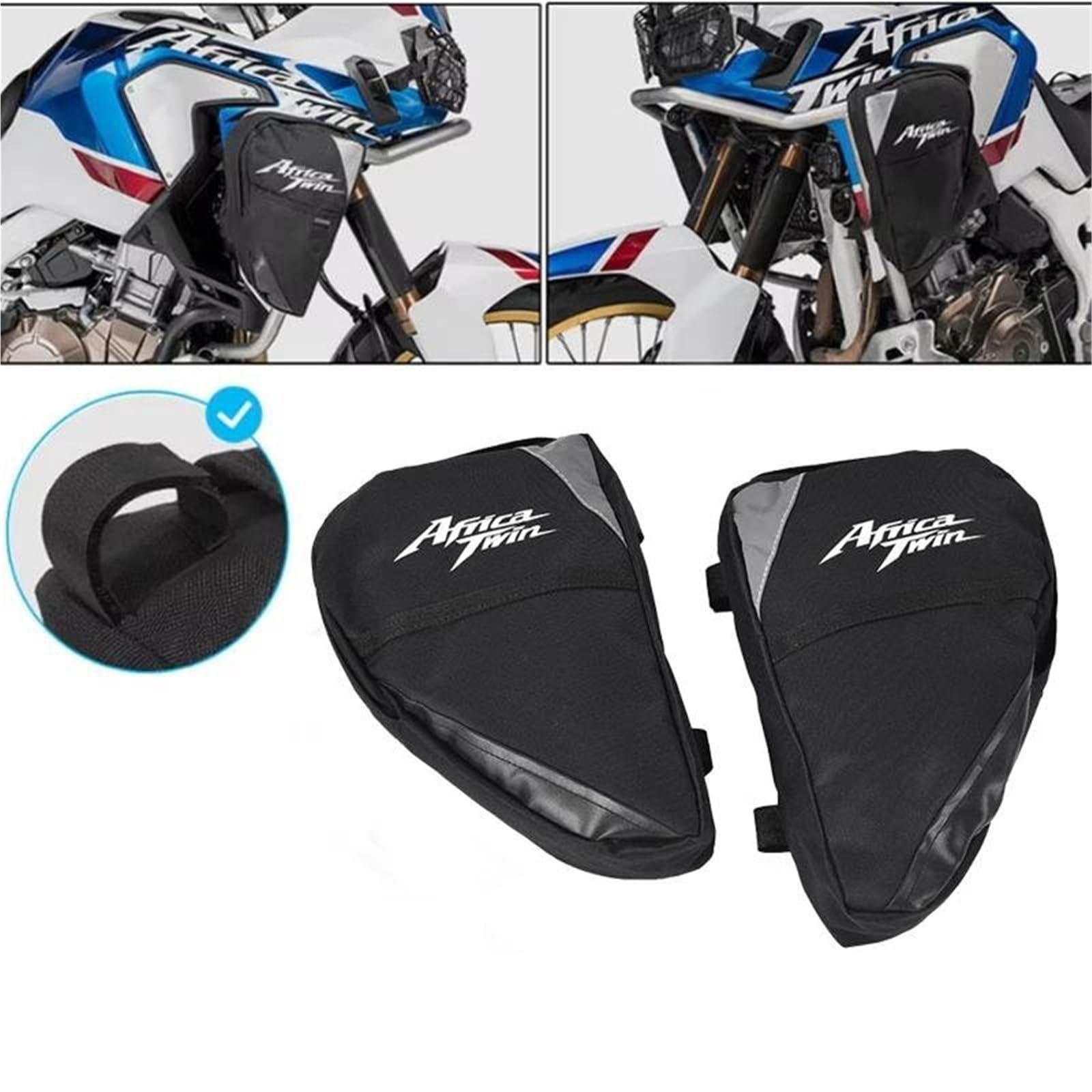 Borse Per Telaio Paramotore Moto Per CRF1000L Africa Twin Adventure Sports, Porta Attrezzi E Bagaglio Da Viaggio Kit di attrezzi la conservazione