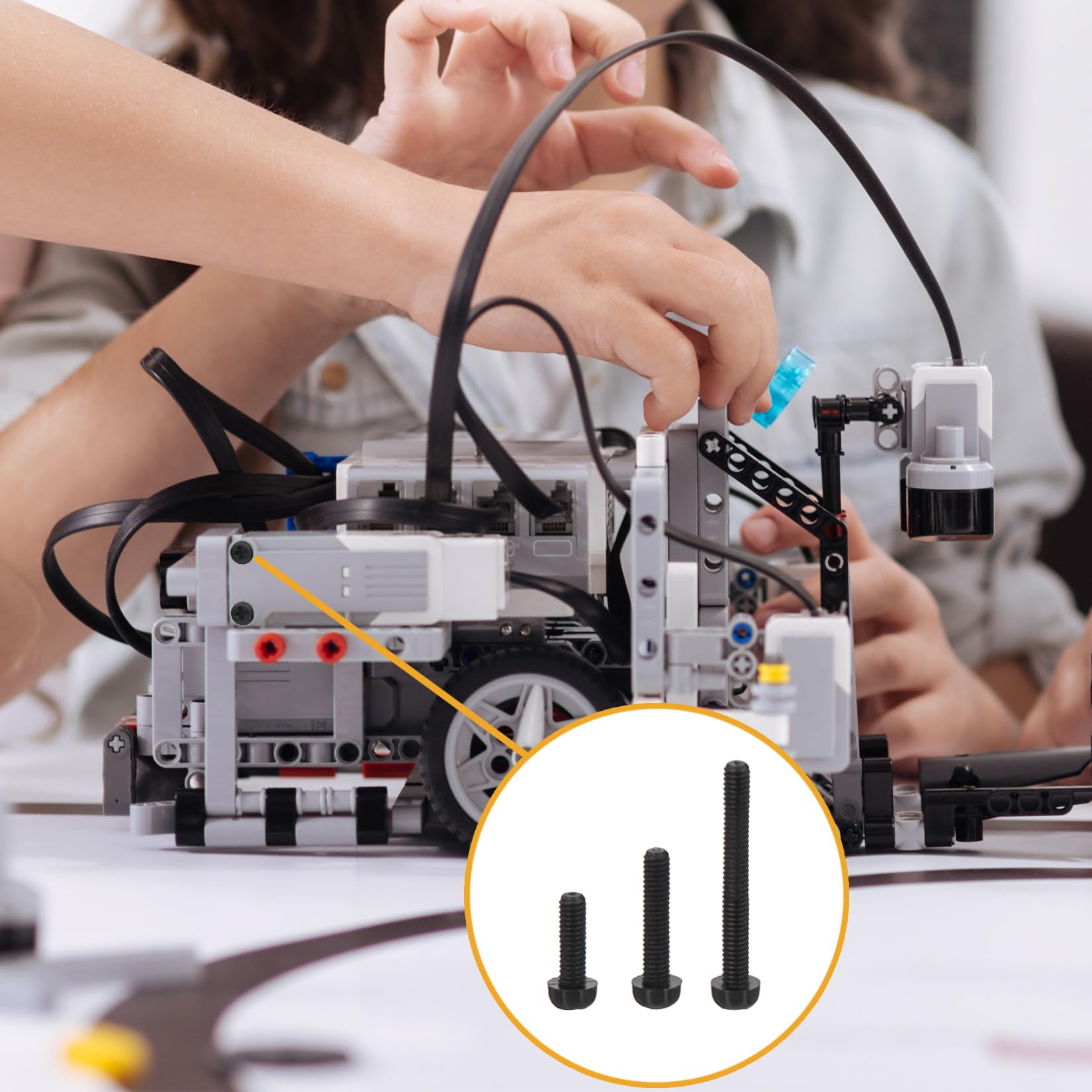 335 Pz M2.5 Distanziatori Esagonali in Nylon Nero, Hex Distanziatore Maschio Femmina in Nylon, Viti a Testa Croce Bulloni e Dadi Set, Vite e Dado e Rondelle Assortimento Kit per Scheda Madre PCB