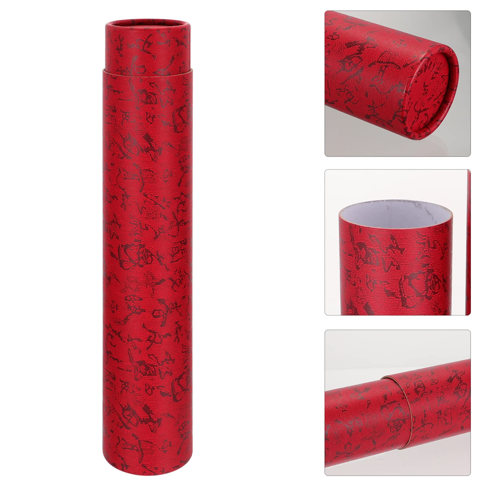 Healifty Tubo telescópico para póster Tubo de dibujo Cartel de tránsito Tubo de almacenamiento de documentos, tubo de correo para planos, caja de caña de pescar, tubo de almacenamiento de papel duro
