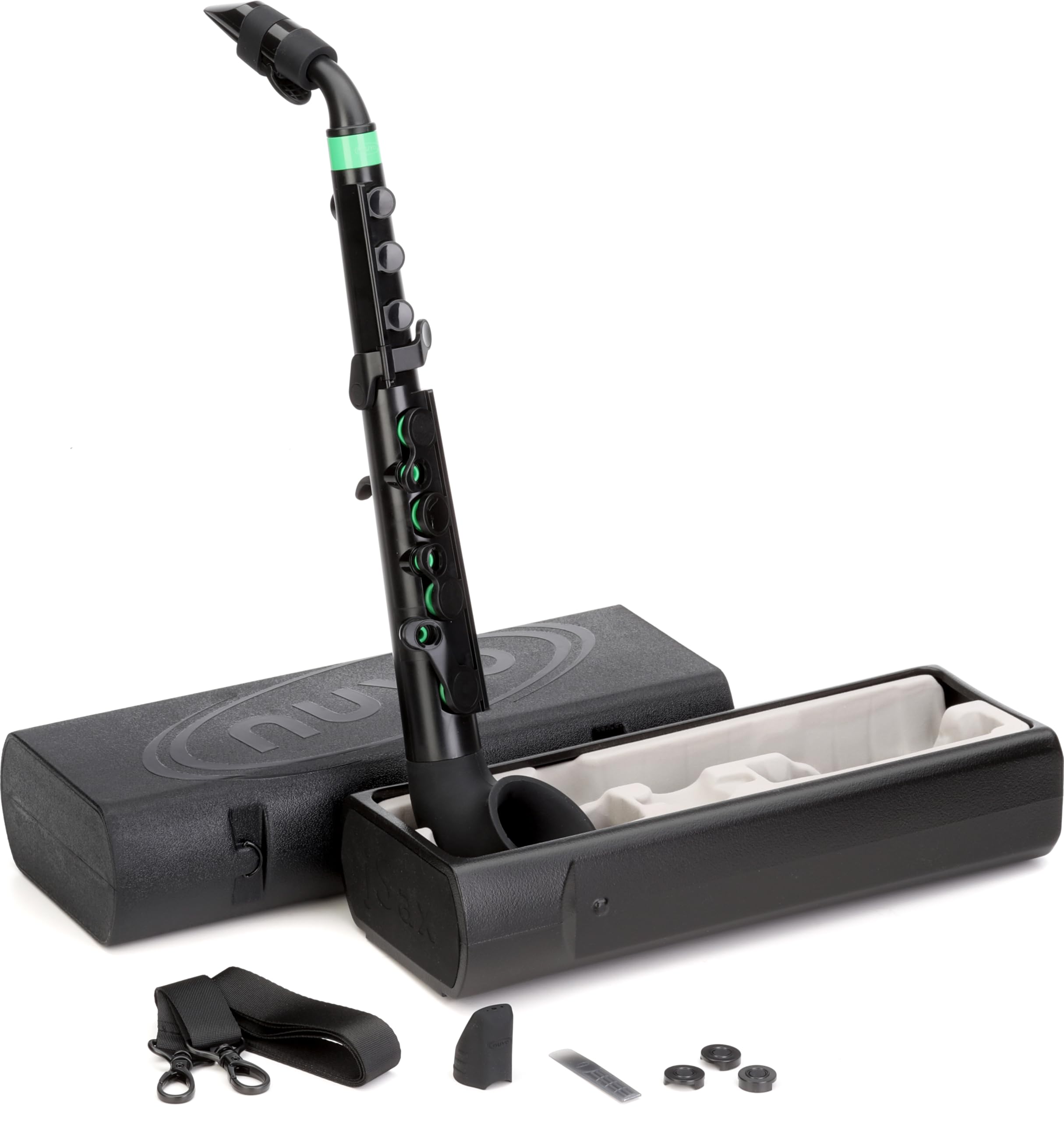 Amazon.com: Nuvo jSax Beginner Saxophone, (Black/Green