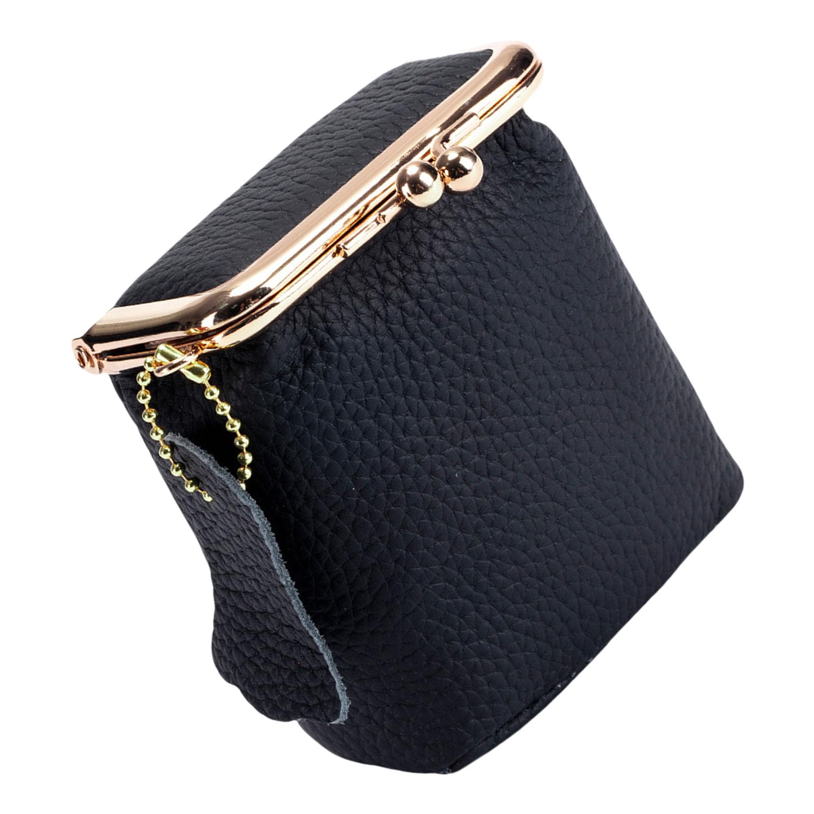 DOPNMUH Friendly Small Jewelry Case Retro Cosmetic Pouches Leather Texture Perfect for Necklace Coin Lipstick Accessories Vintage Leather Jewelry Organizers