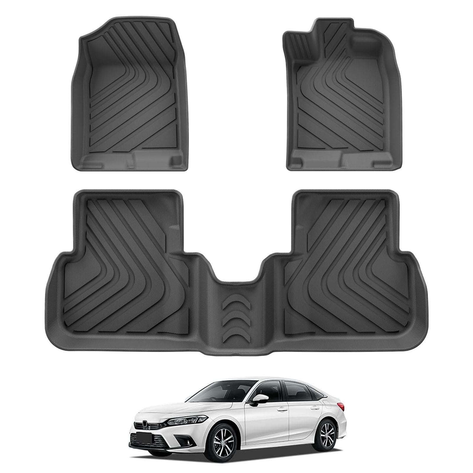 Amazon | LUCKEASY ホンダ 新型シビック 11代目 FE型 専用 フロア 