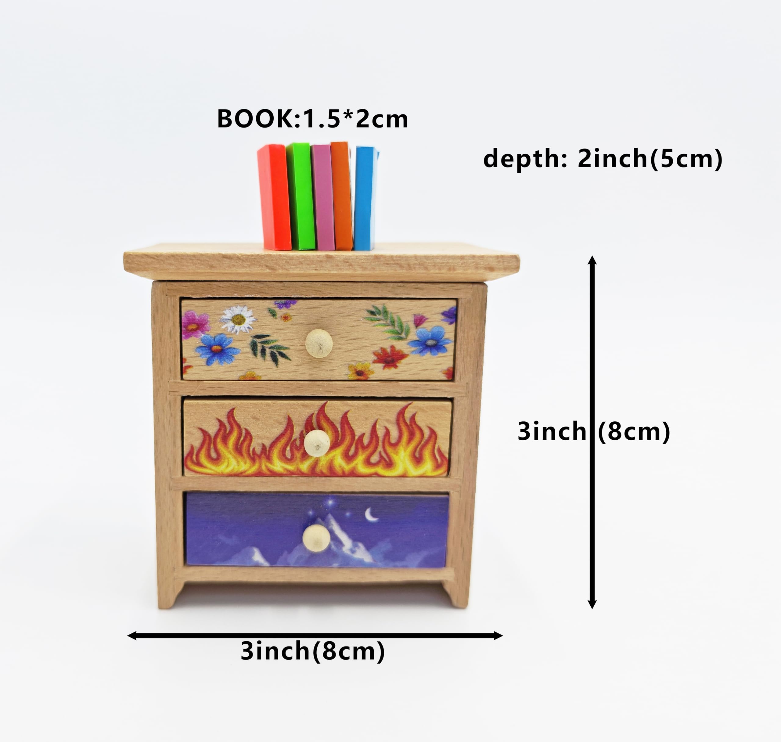 ACOTAR Archeron Sisters Dresser - Miniature Bookshelf Decor Inspired By A Court Of Thorns And Roses, With ACOTAR Archeron Sisters Dresser - Miniature Bookshelf Decor Inspired By A Court Of Thorns And Roses, With