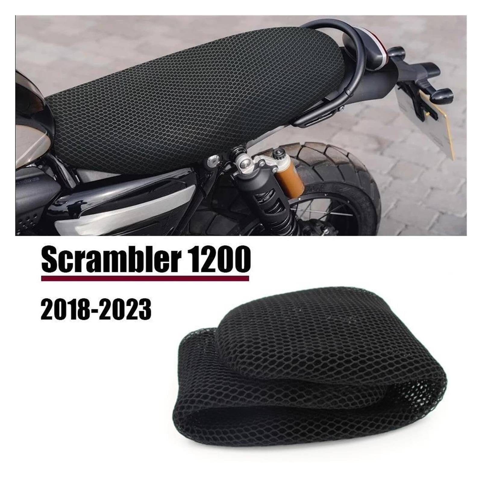 Coprisella Per Scrambler 1200 Coprisedile Moto Proteggi Cuscino