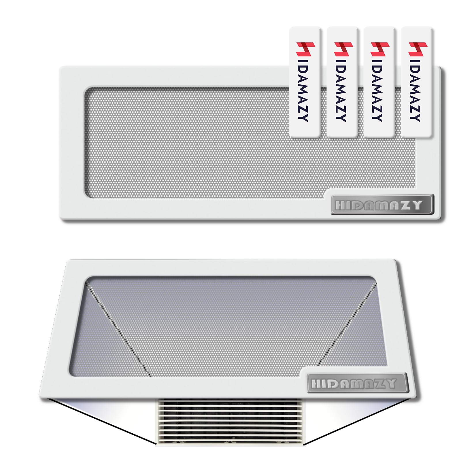 Floor Vent Covers 254x102mm, Air Vent Screen Cover Mesh Magnetic Vent  Covers for Ceiling PVC Floor Register Vent Covers for Home  Ceiling/Wall/Floor