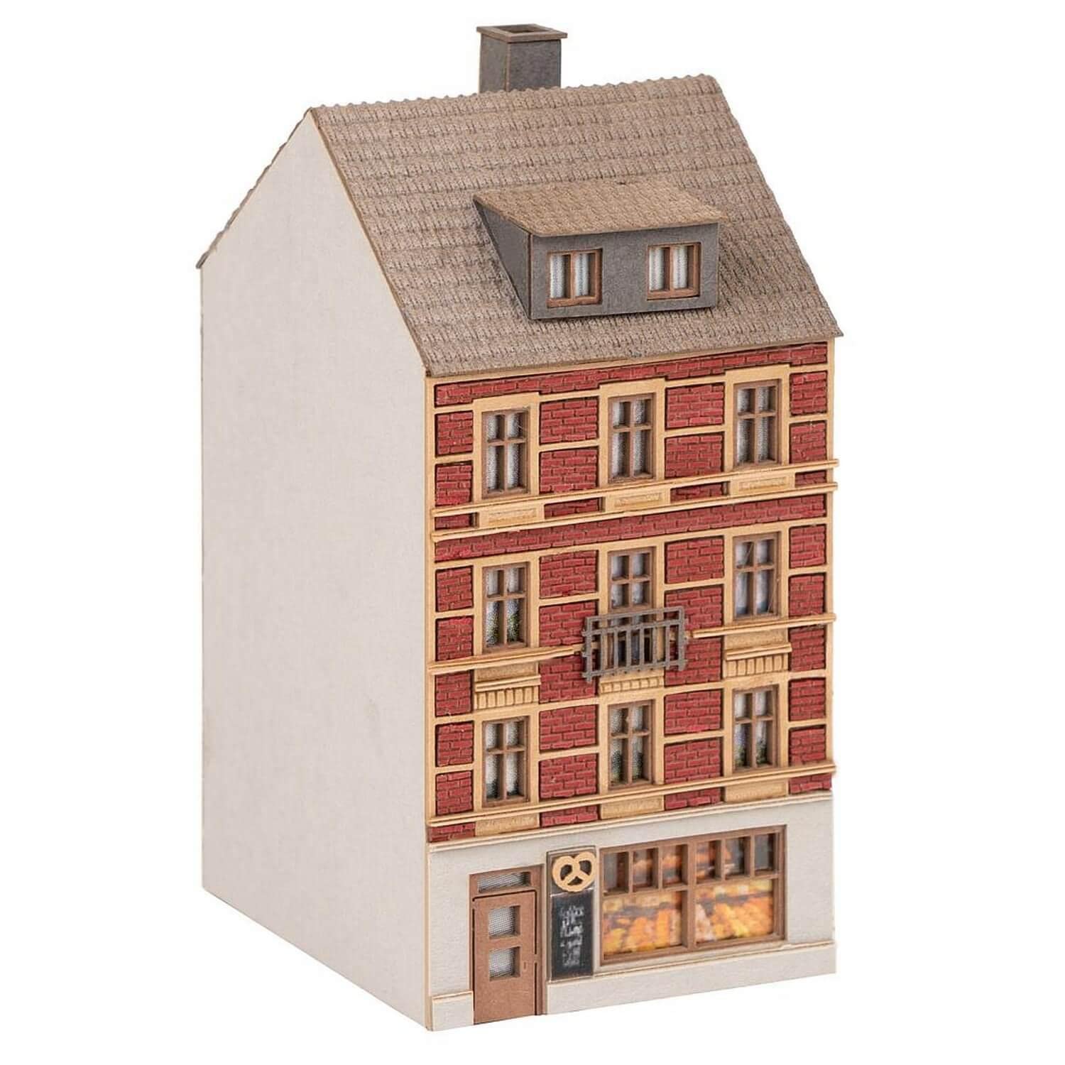Faller 282792  Town House with Bakery Laser Cut Kit II Z Scale