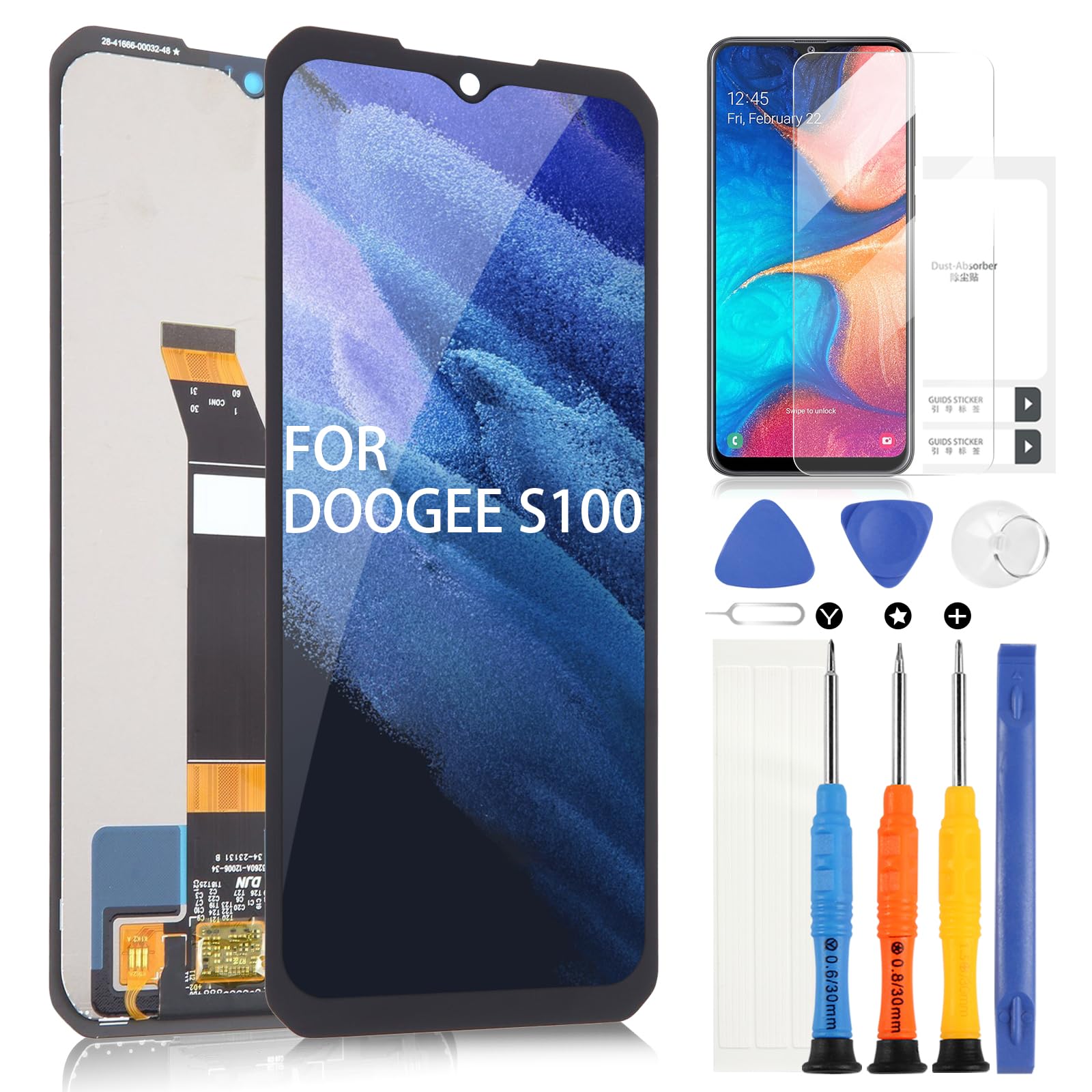 ARSSLY per DOOGEE S100 LCD Display, per Doogee S100 PRO LCD Schermo Touchscreen 