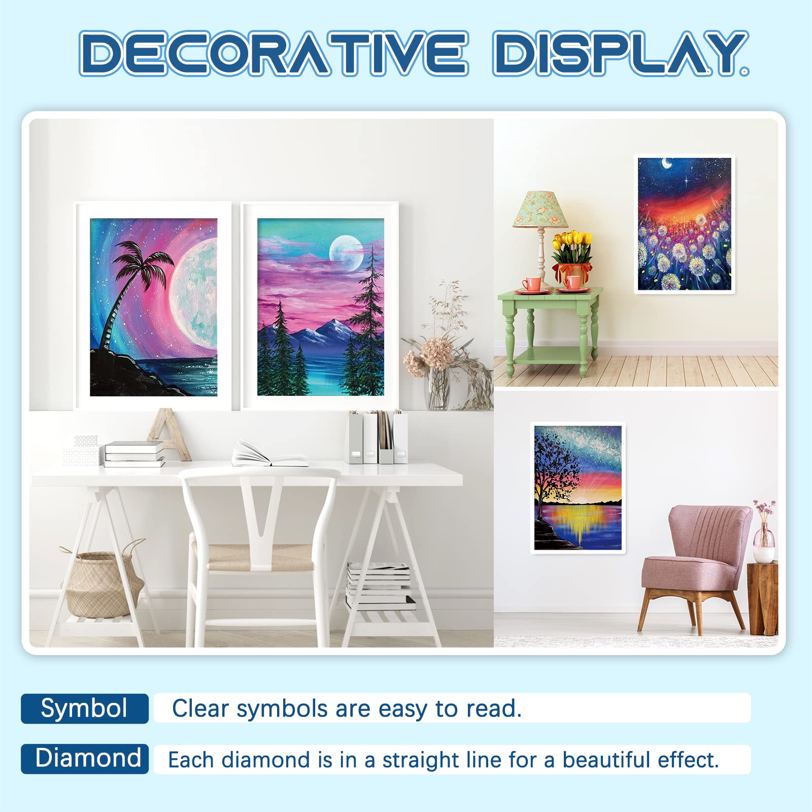 AFuruide Diamond Painting Kit 5d Diamond Painting Elefante Kit per Pittura Diamante Fai da Te per Adulti Decorazione murale per la casa 30 * 40 cm Senza Cornice
