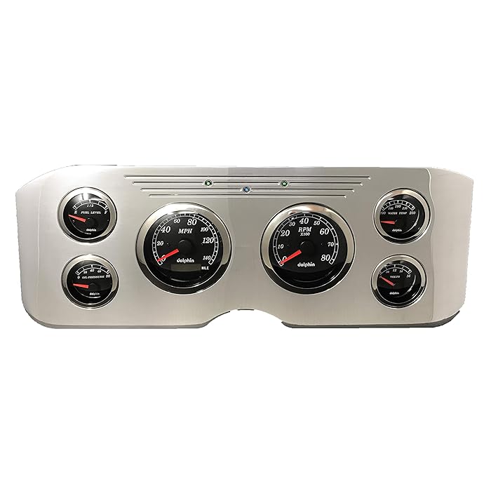 Buy Dolphin Gauges 1955 1956 1957 1958 1959 GMC Truck 6 Gauge GPS Dash