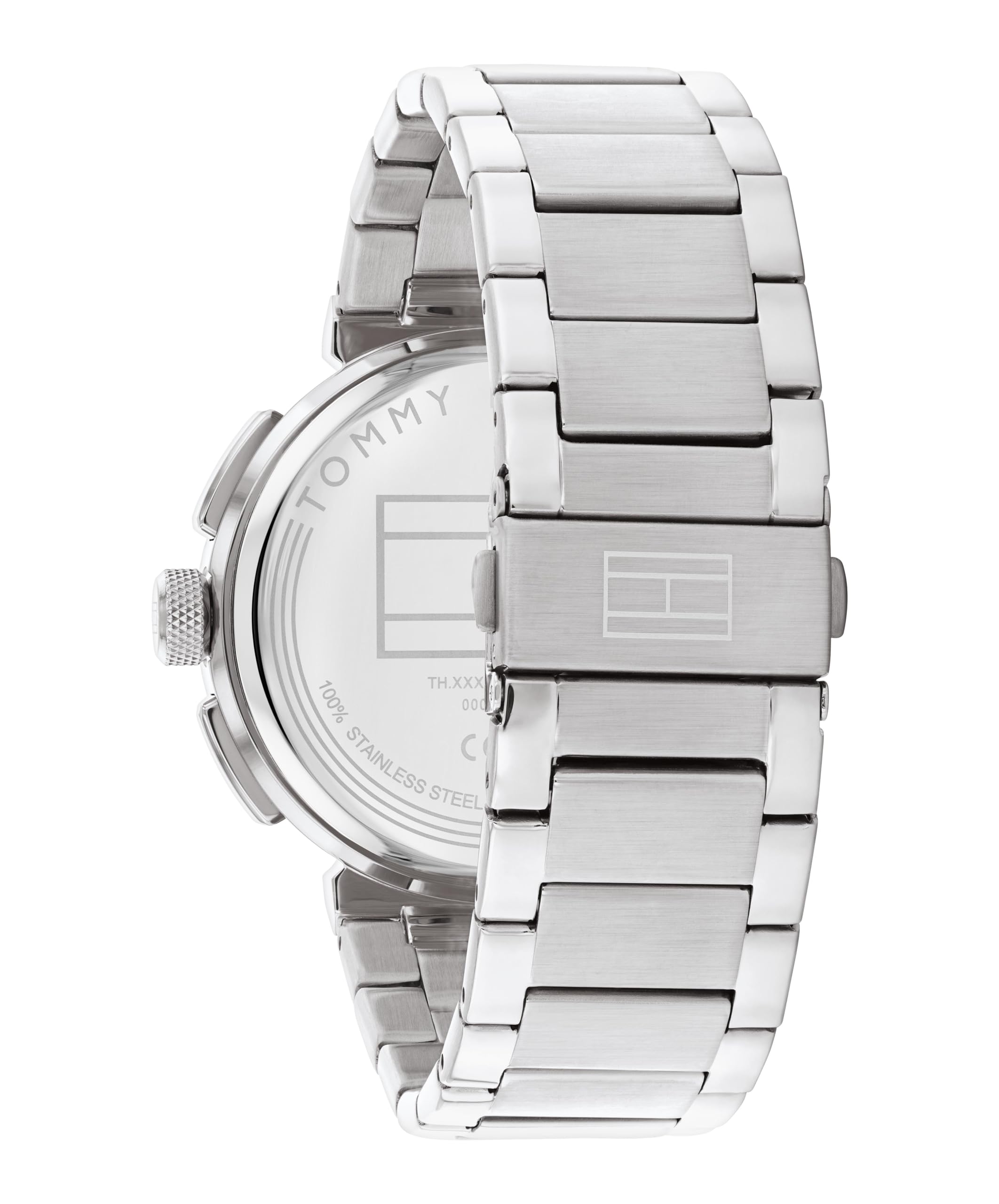 Tommy Hilfiger Multi Zifferblatt Quarz Uhr für Herren mit Silbernes Edelstahlarmband - 1792117 – Ansicht 3