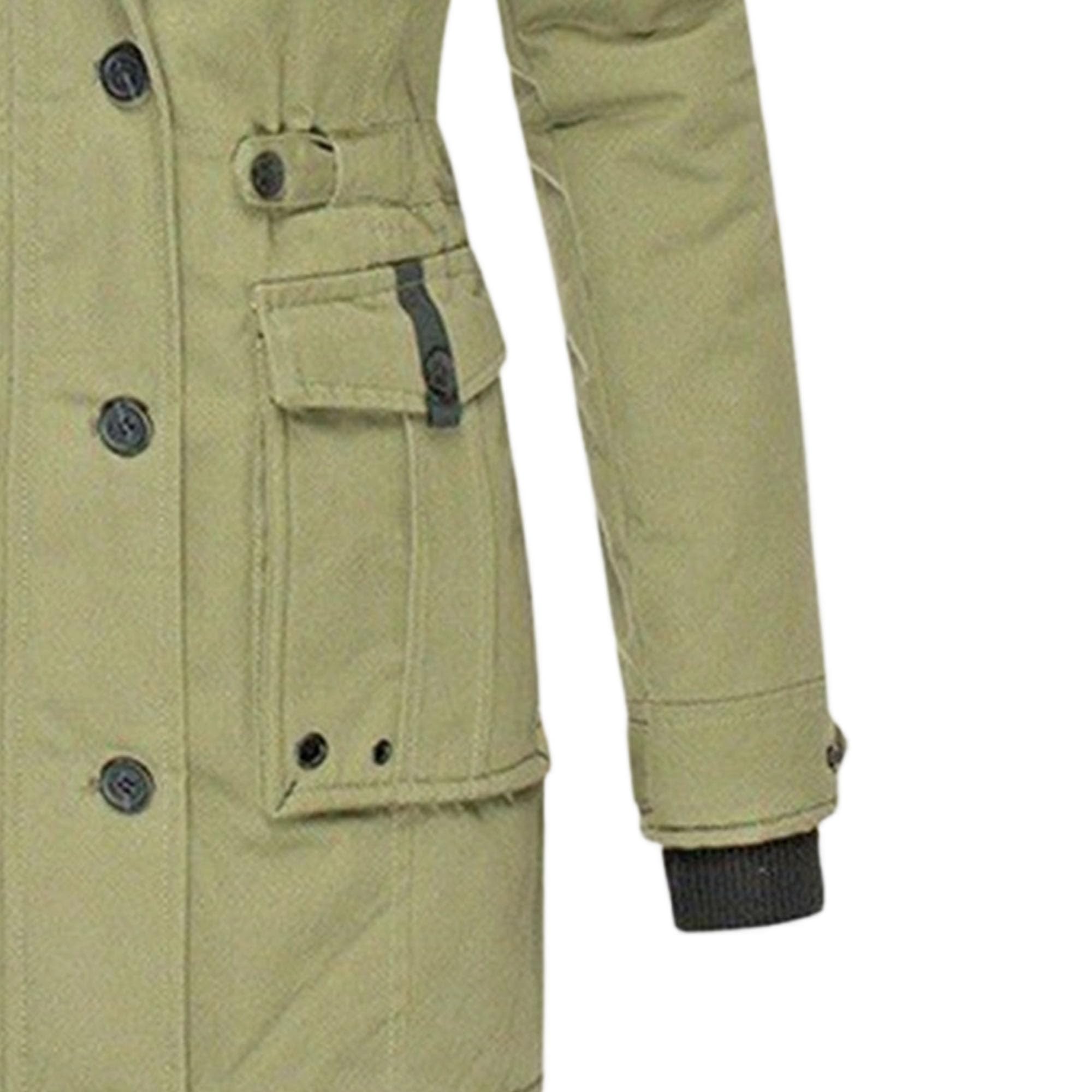 Giacca invernale da donna imbottita in caldo cotone classico con cerniera spessa giacca parka per pendolari all'aperto comodo piumino cappotto
