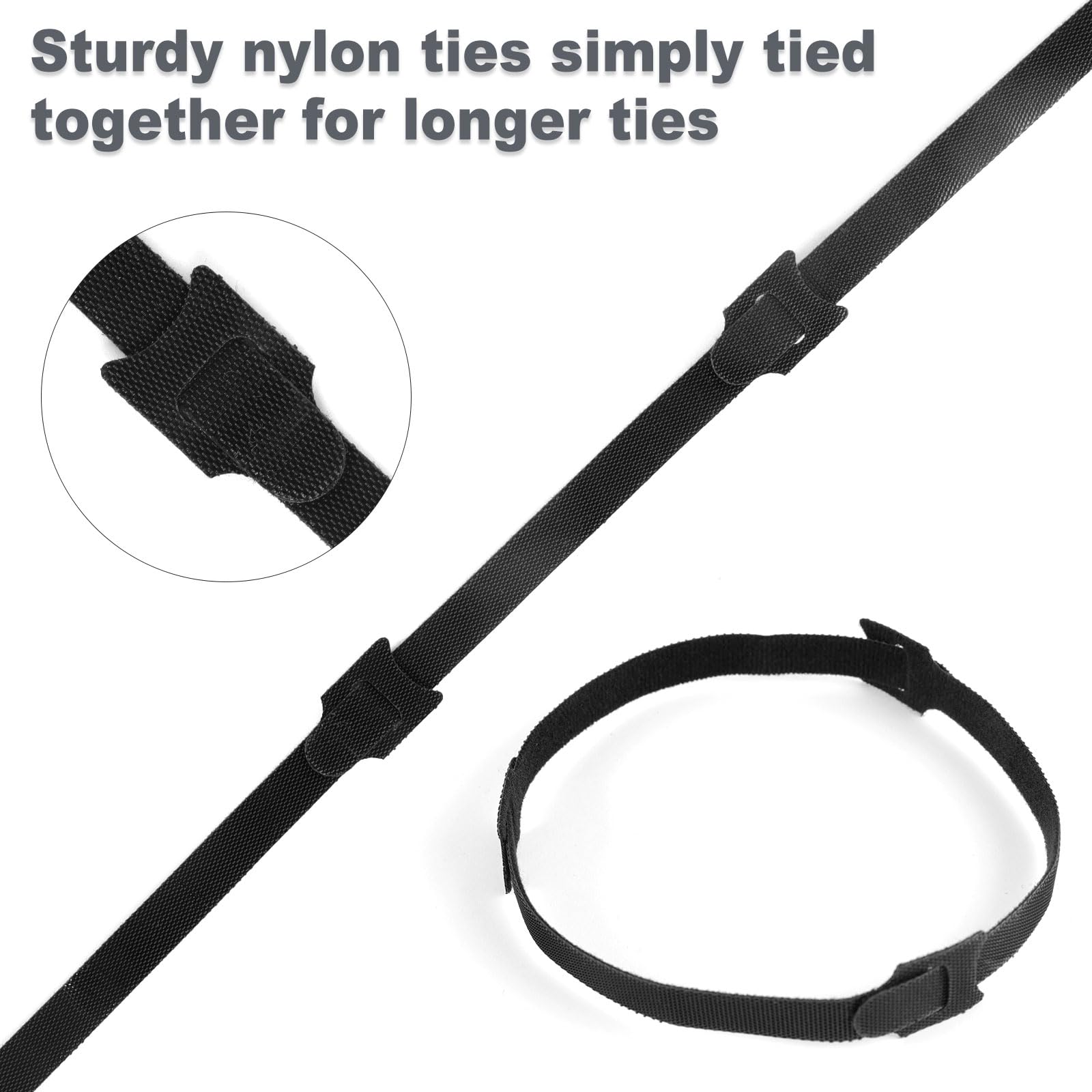 Hook And Loop Trap With 50 Metal Buckle - Adjutable & Reuable - View #10