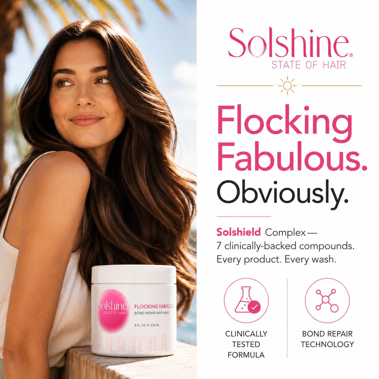 Solshine Flocking Fabulous Bond Repair Hair Mask