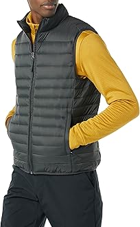 Amazon EssentialsMens Lightweight Water-Resistant Packable Puffer VestOEKO-TEX STANDARD 100