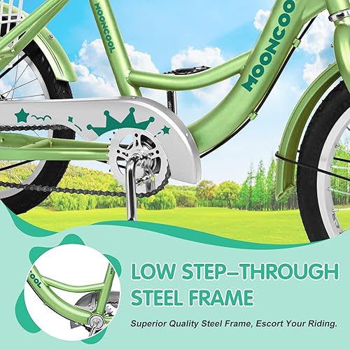 Miniatura 23 de LILYPELLE Triciclo triciclo de 16 pulgadas para principiantes y bicicletas de 3 ruedas de una sola velocidad, bicicletas de tres ruedas con cesta