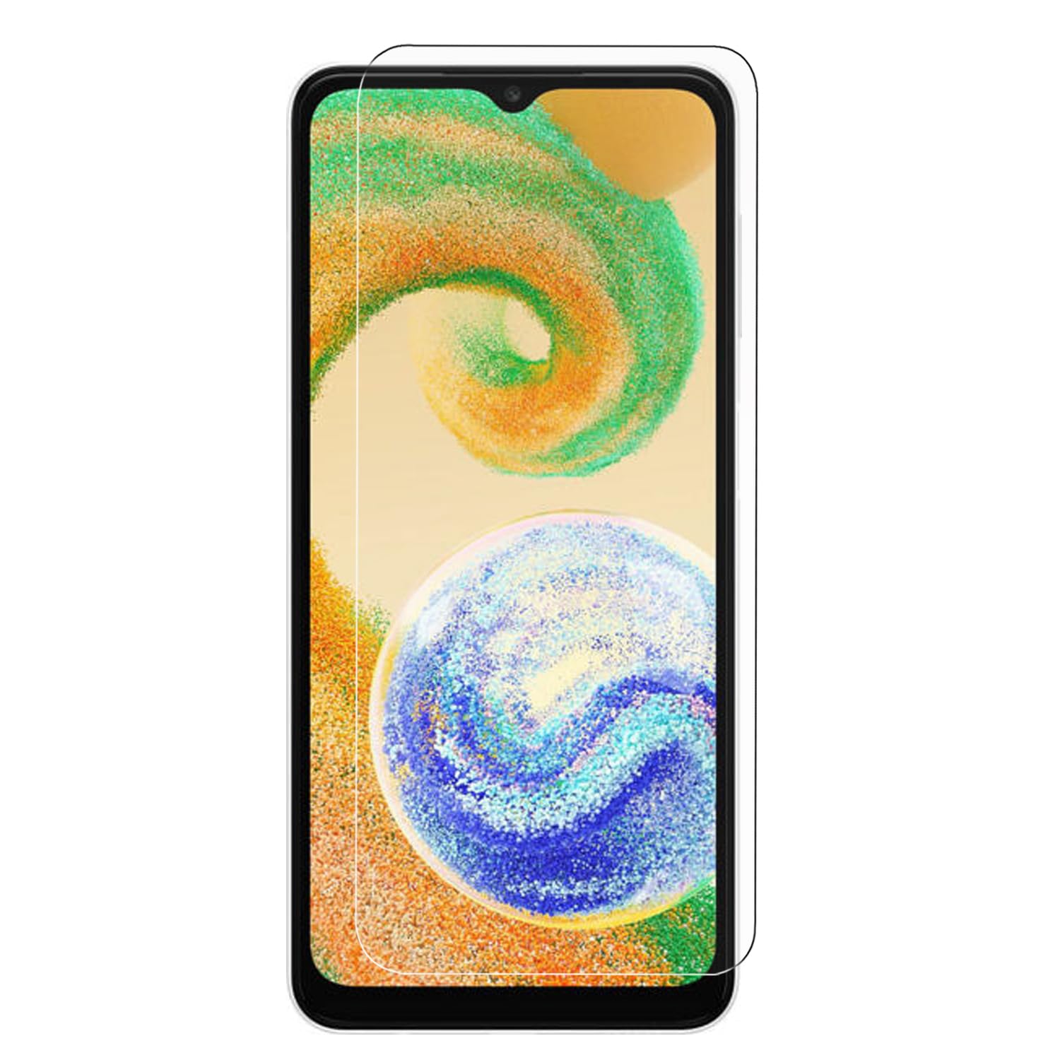 100X Protector Pantalla para Samsung Galaxy A04s | Cristal templado movil | Antiarañazos | Antihuellas | Dureza 9H | Ultra fino | Ultra Transparente | Ultra Resistente