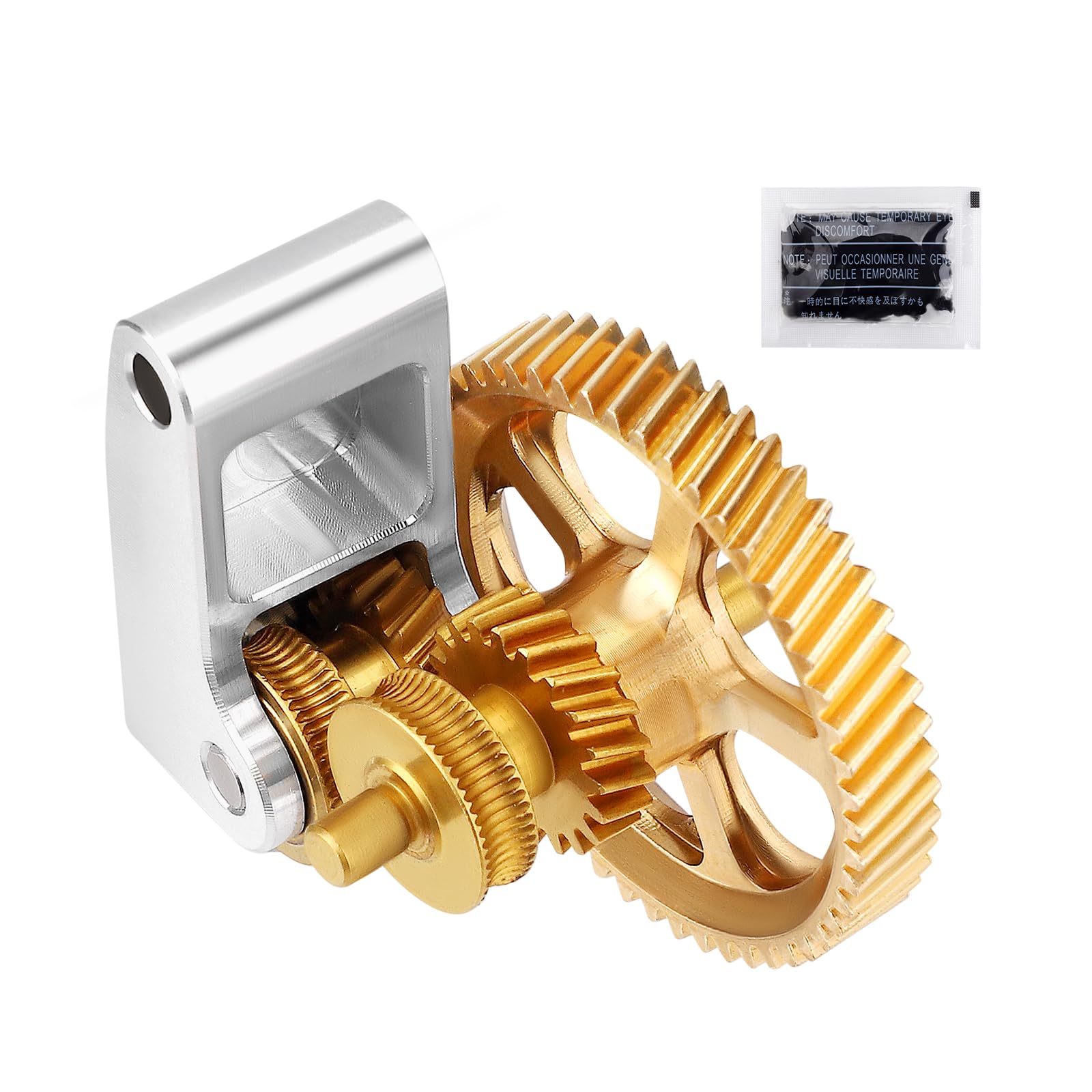 Extrusora Gear para impresora 3D Bambu-Lab X1C P1P P1S, acero endurecido de latón macizo, componentes de engranajes dorados DLC, accesorios impresos en 3D, posicionamiento preciso