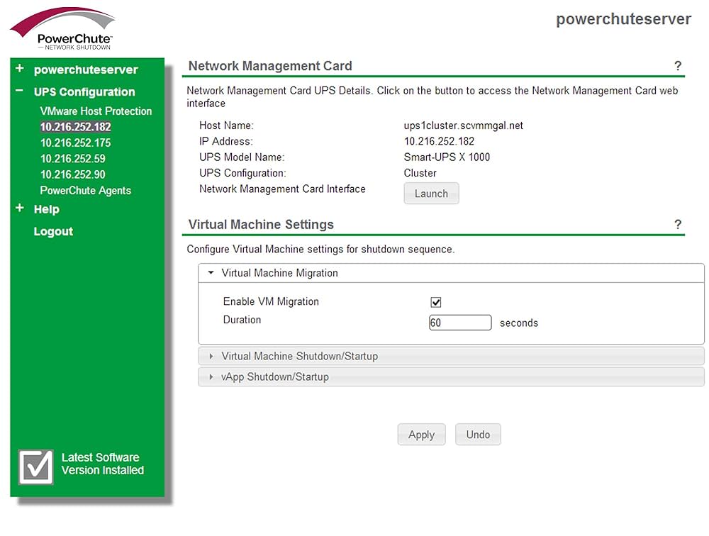 UPS(無停電電源装置) PowerChute Network Shutdown SSPCNSV1J PowerChute Network Shutdown | APC Canada