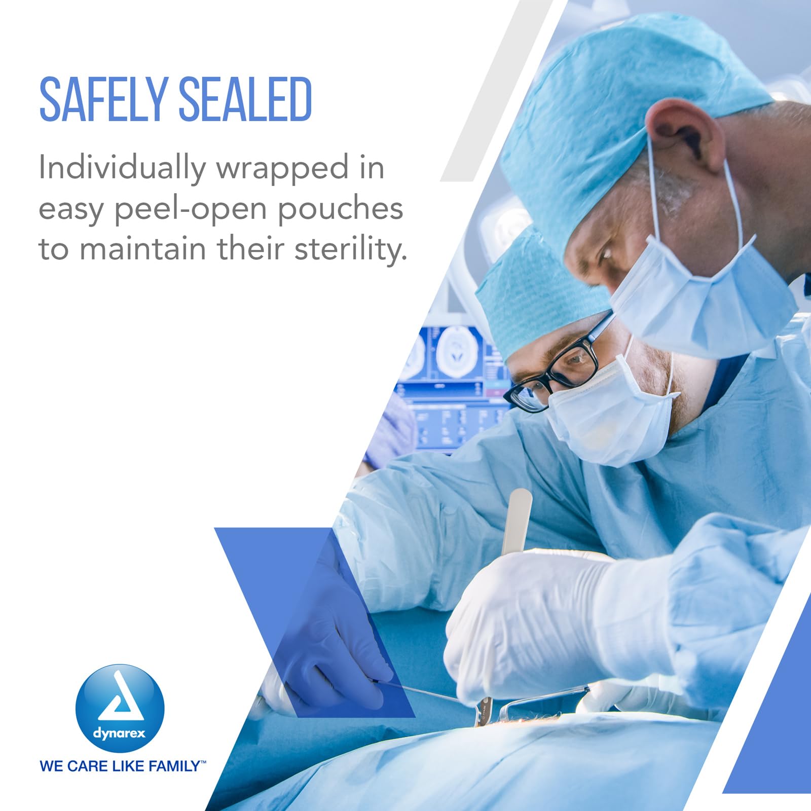 Dynarex Medi-Cut Disposable Scalpel Blades - Sterile Knives With Plastic Guard - 4.9-inch Plastic Handle, Stainless Steel Blade - Size 10 (Pack of 2) — Amazon image 4